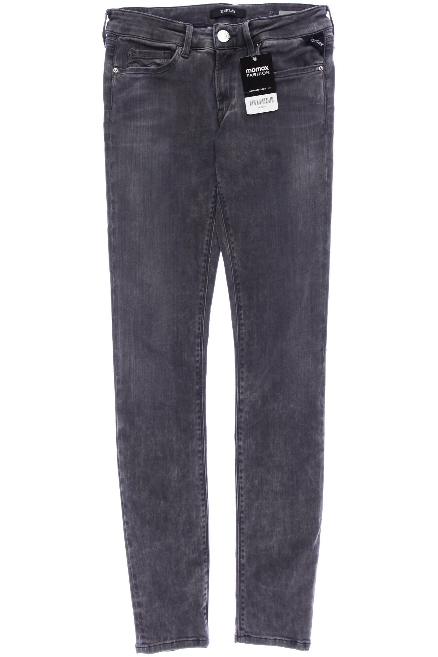 

Replay Damen Jeans, grau, Gr. 27