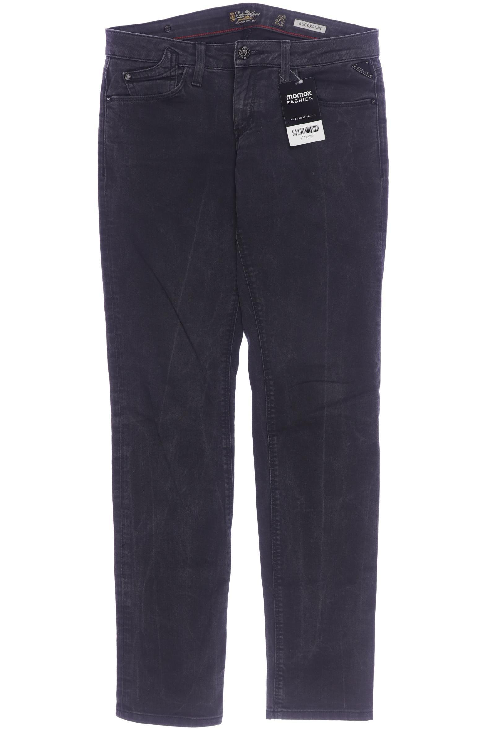 

Replay Damen Jeans, schwarz, Gr. 28