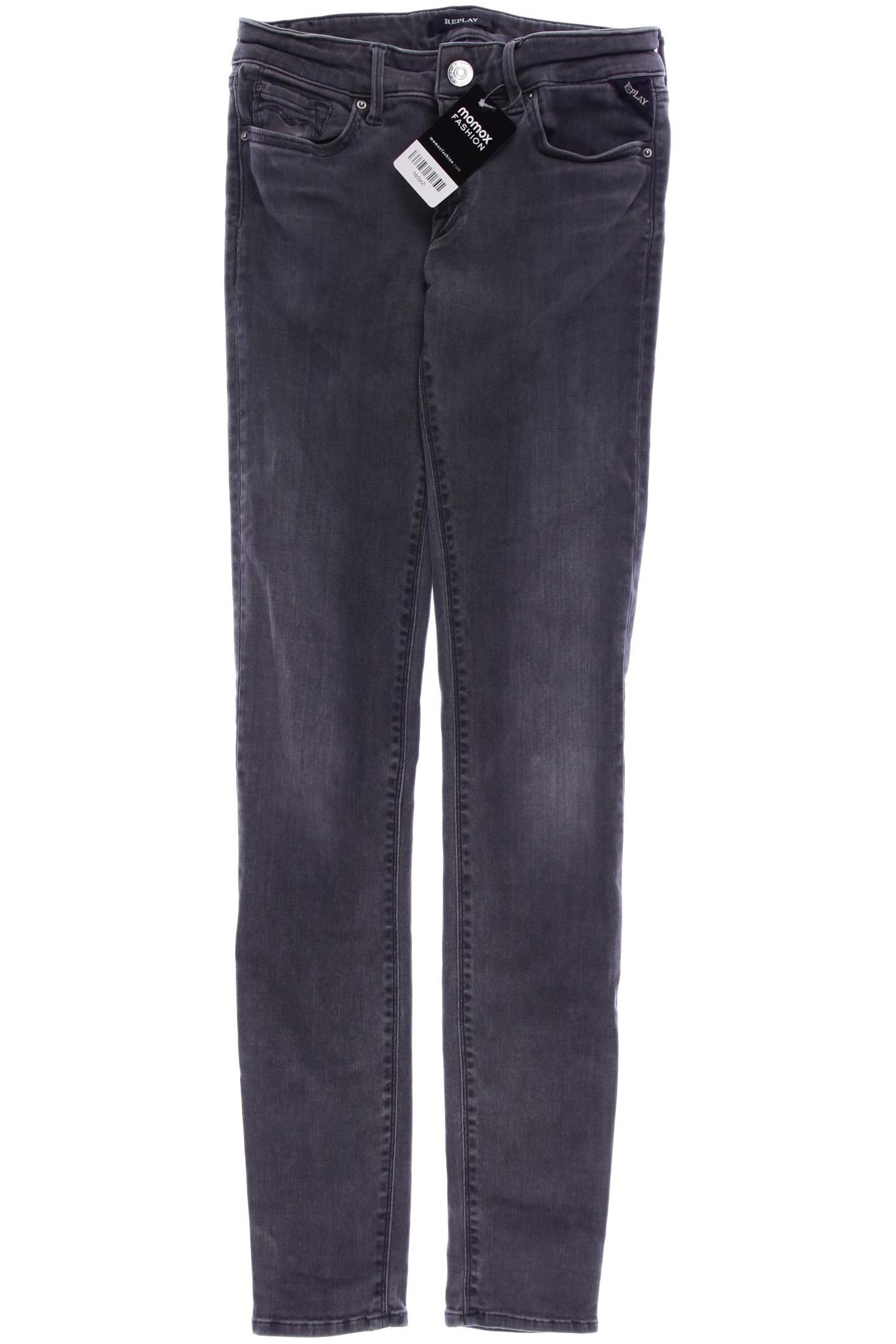 

Replay Damen Jeans, grau, Gr. 26