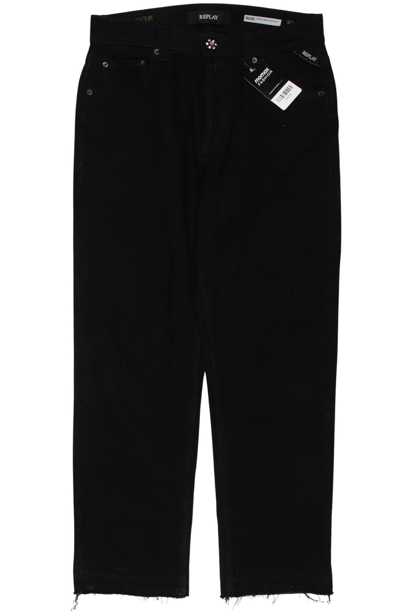 

Replay Damen Jeans, schwarz, Gr. 28