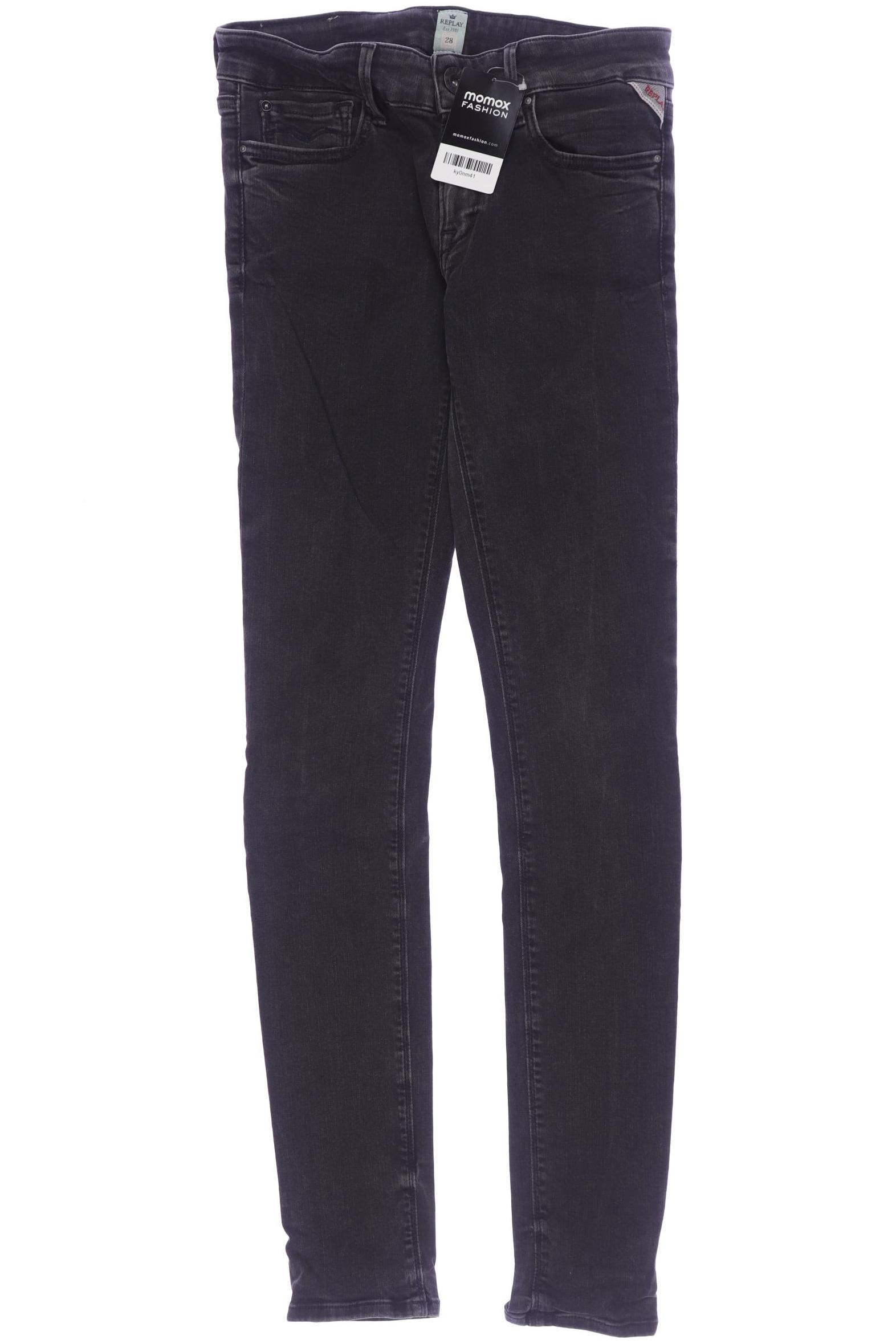 

Replay Damen Jeans, grau, Gr. 28