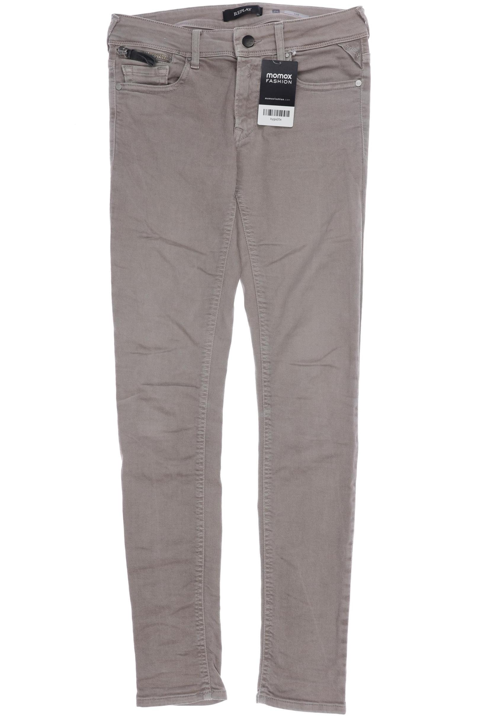 

Replay Damen Jeans, beige, Gr. 26