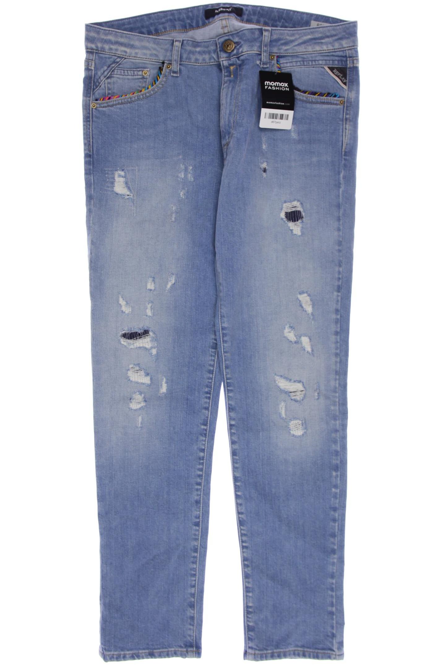 

Replay Damen Jeans, blau