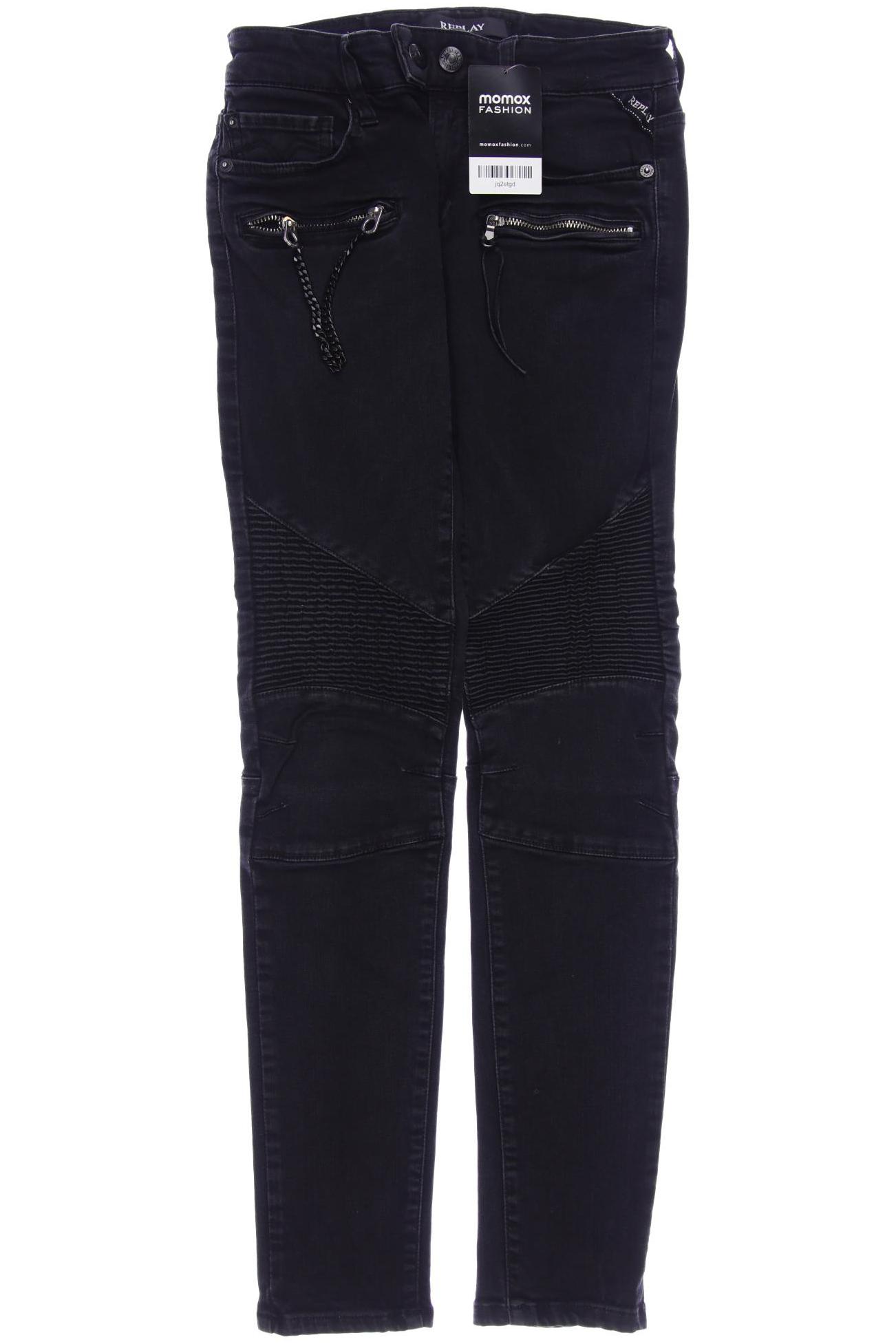 

Replay Damen Jeans, schwarz, Gr. 24