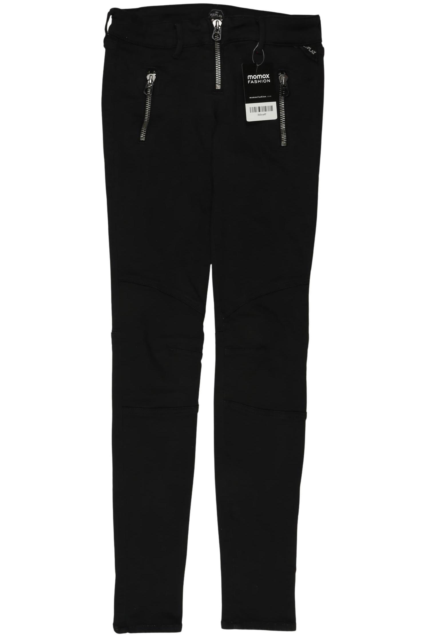 

Replay Damen Jeans, schwarz, Gr. 25