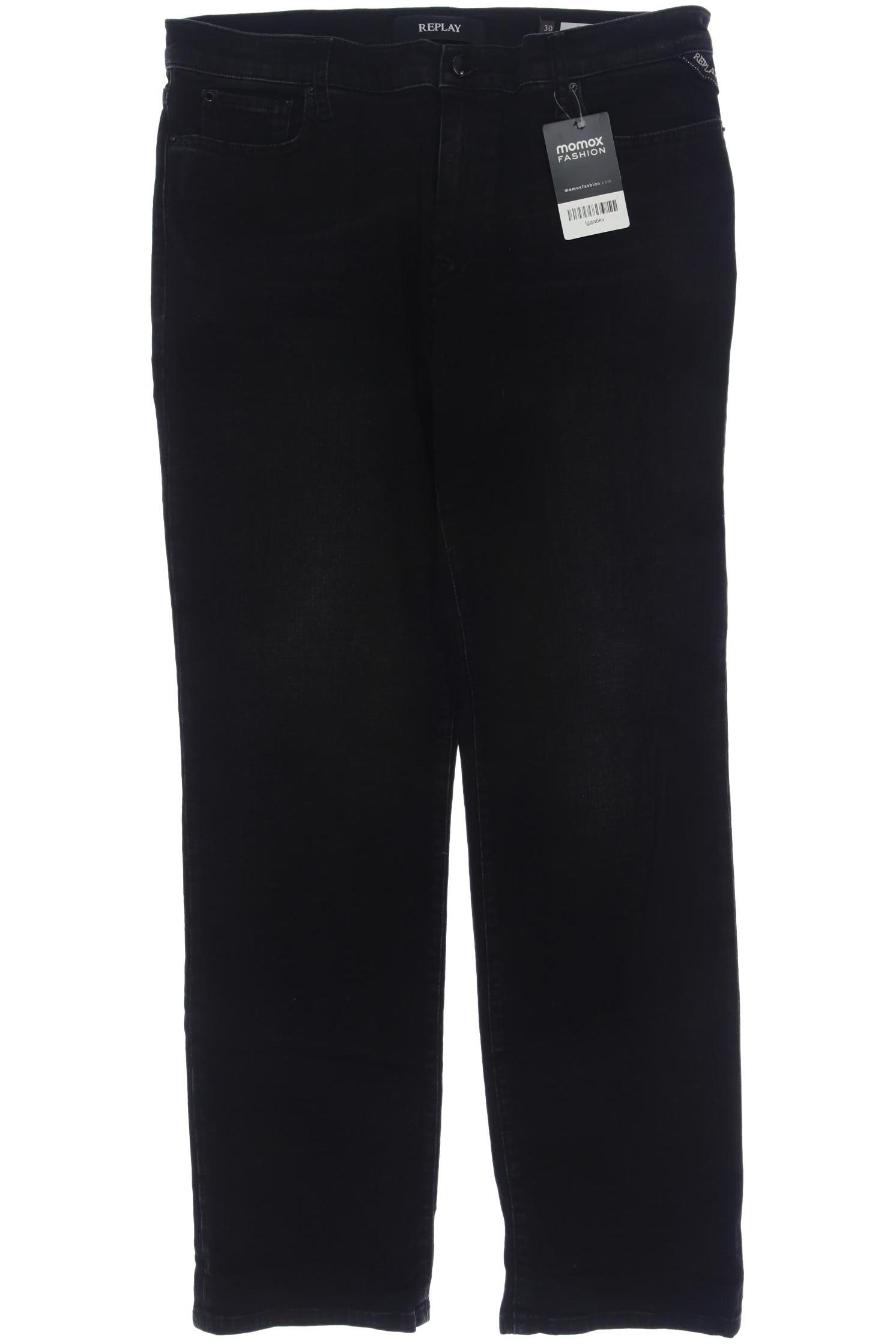 

Replay Damen Jeans, schwarz, Gr. 30