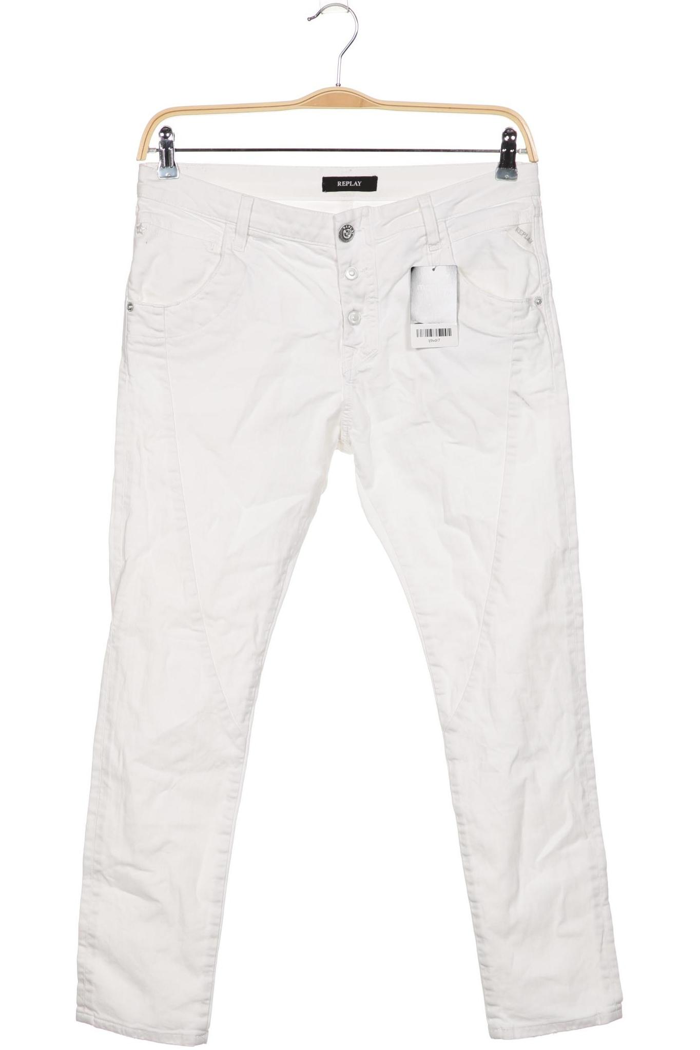 

Replay Damen Jeans, weiß