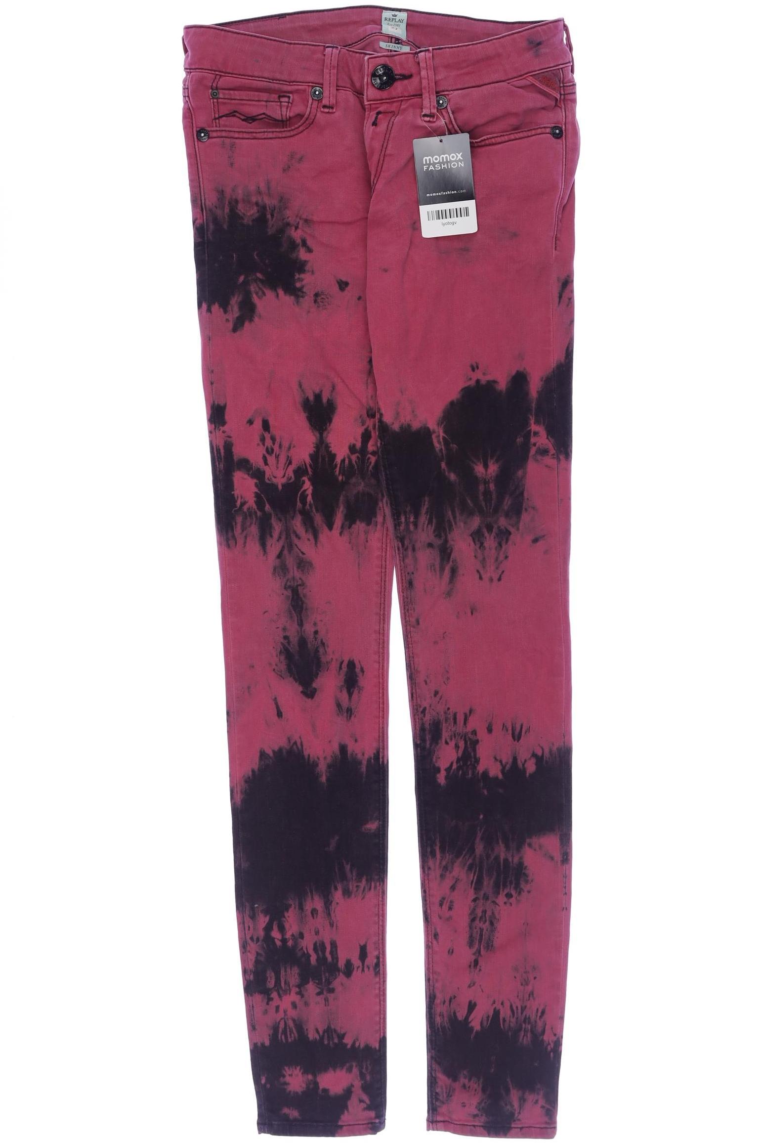 

Replay Damen Jeans, pink, Gr. 27