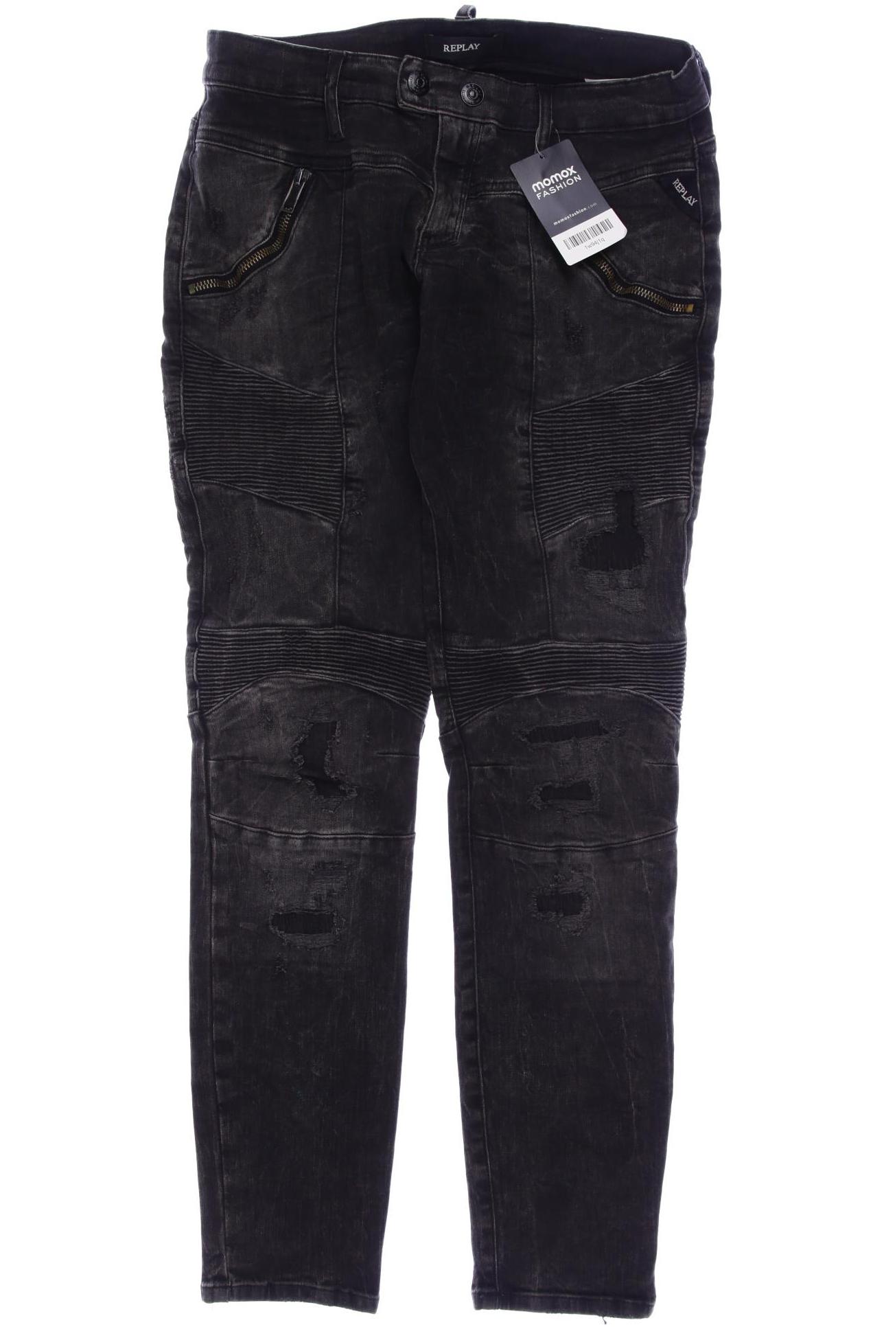 

Replay Damen Jeans, grau, Gr. 28