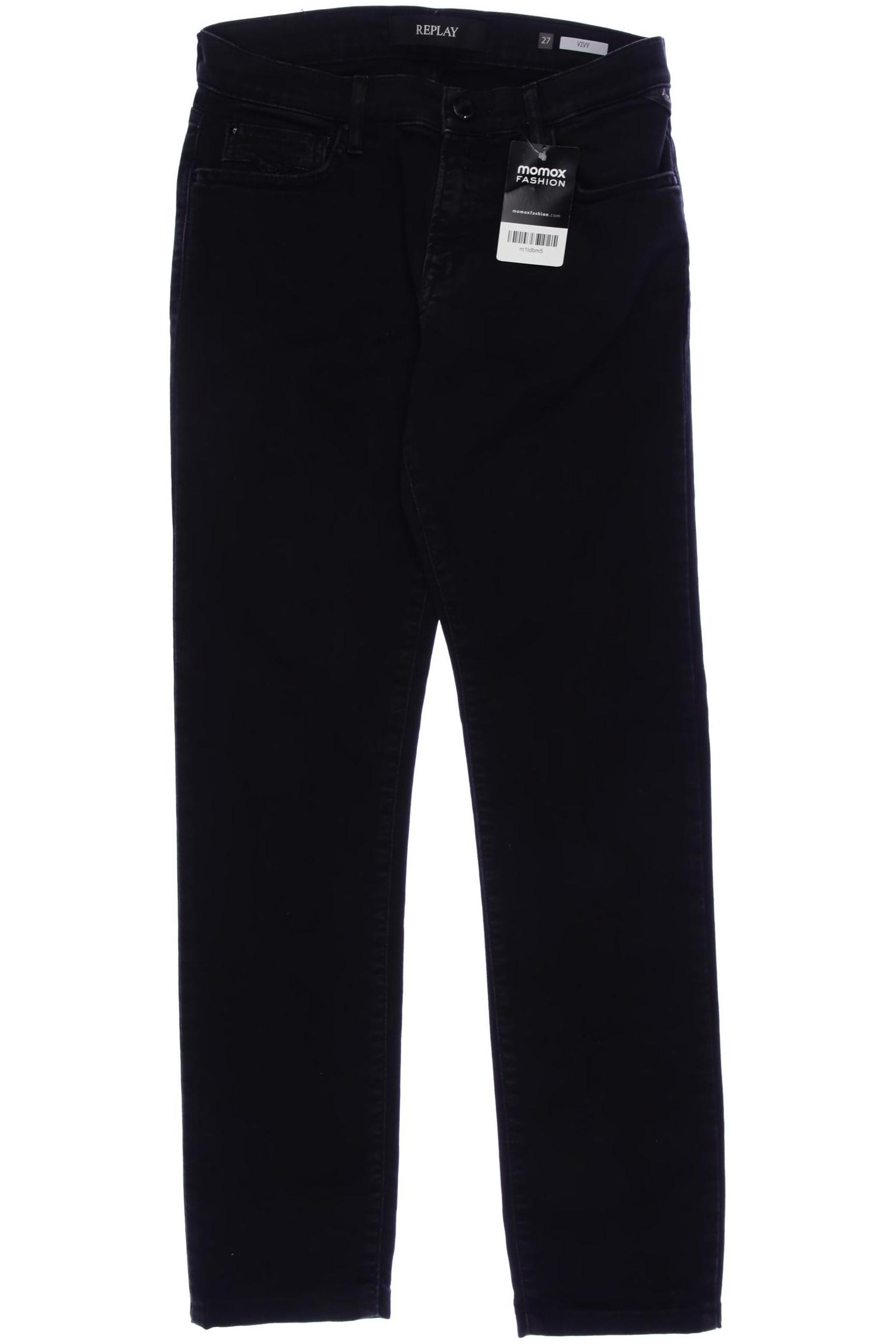 

Replay Damen Jeans, schwarz, Gr. 27