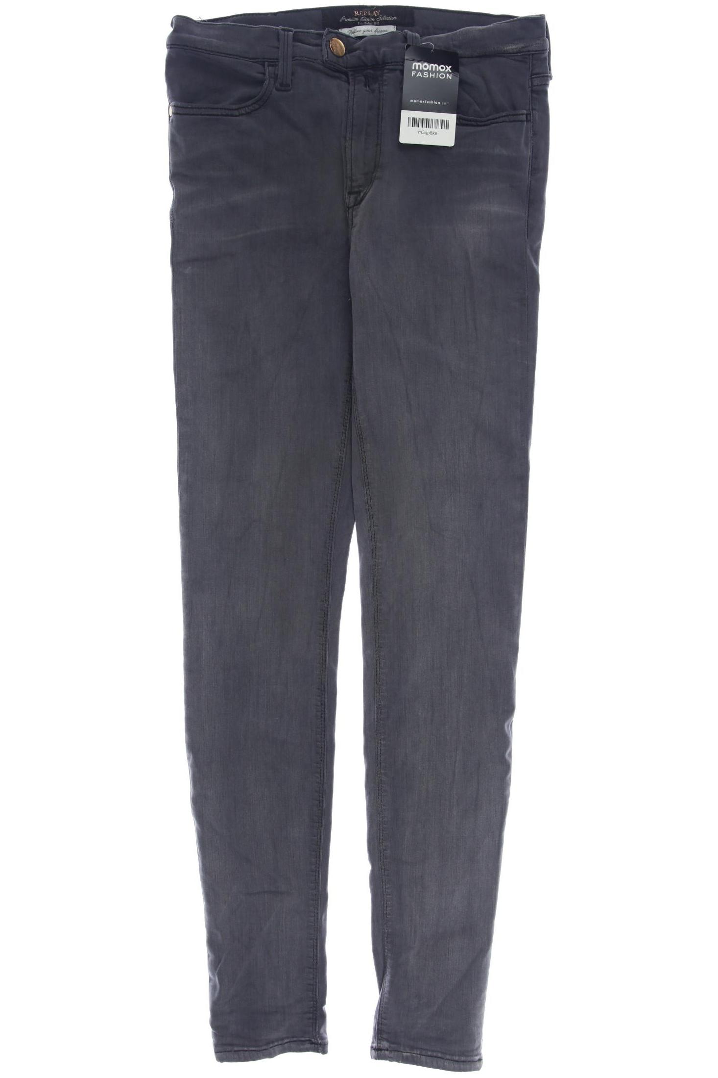 

Replay Damen Jeans, grau, Gr. 27