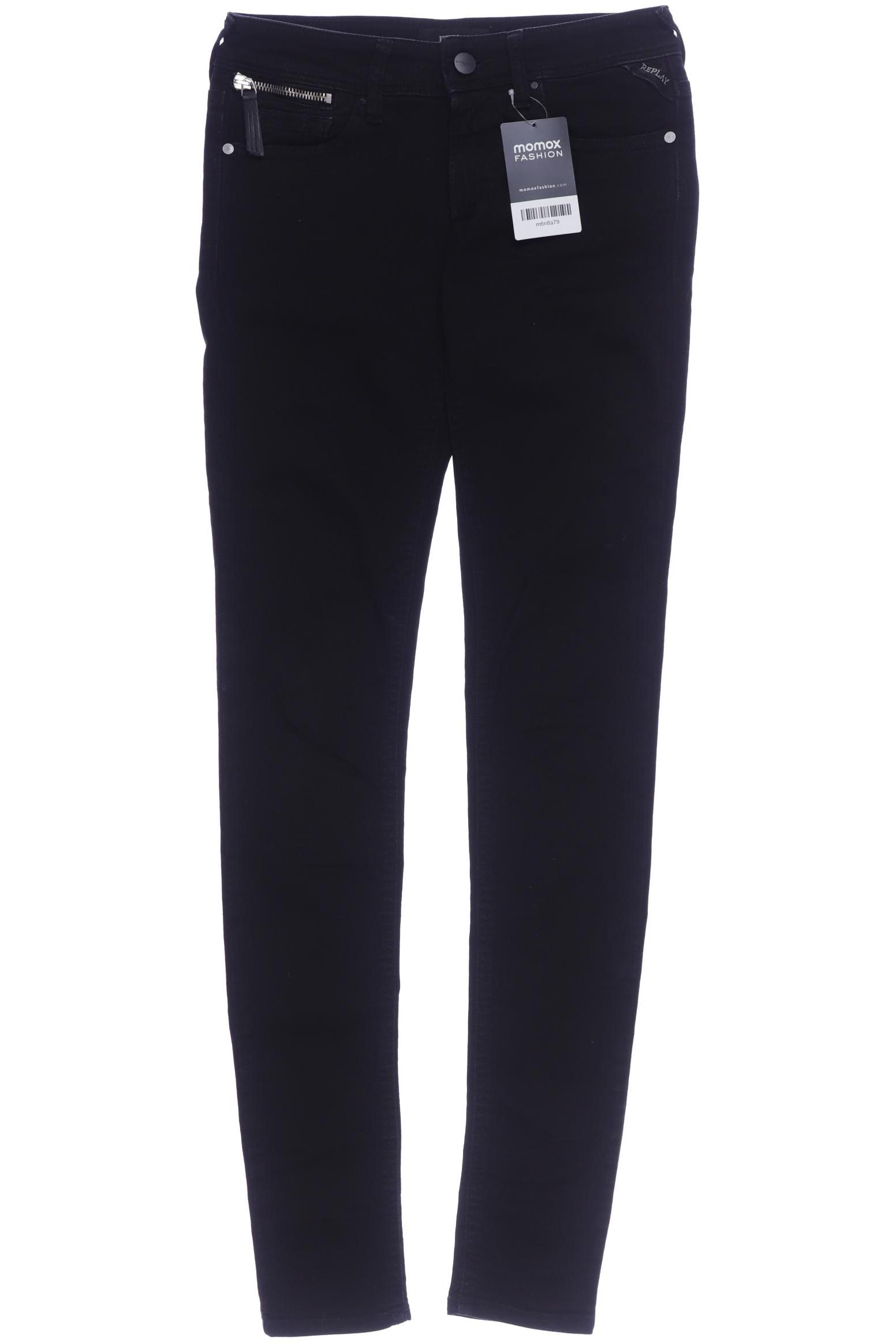 

Replay Damen Jeans, schwarz, Gr. 25