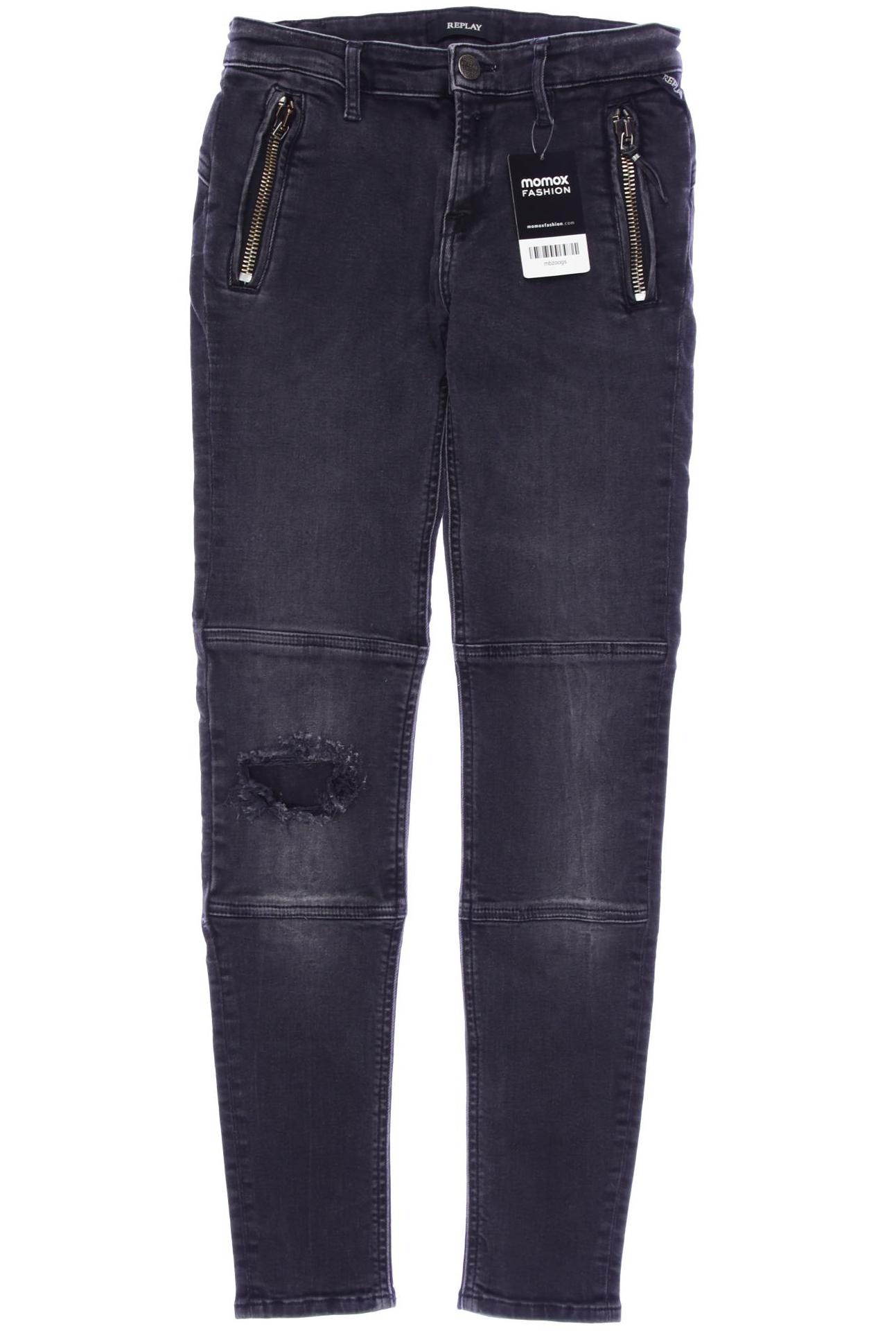 

Replay Damen Jeans, grau, Gr. 26