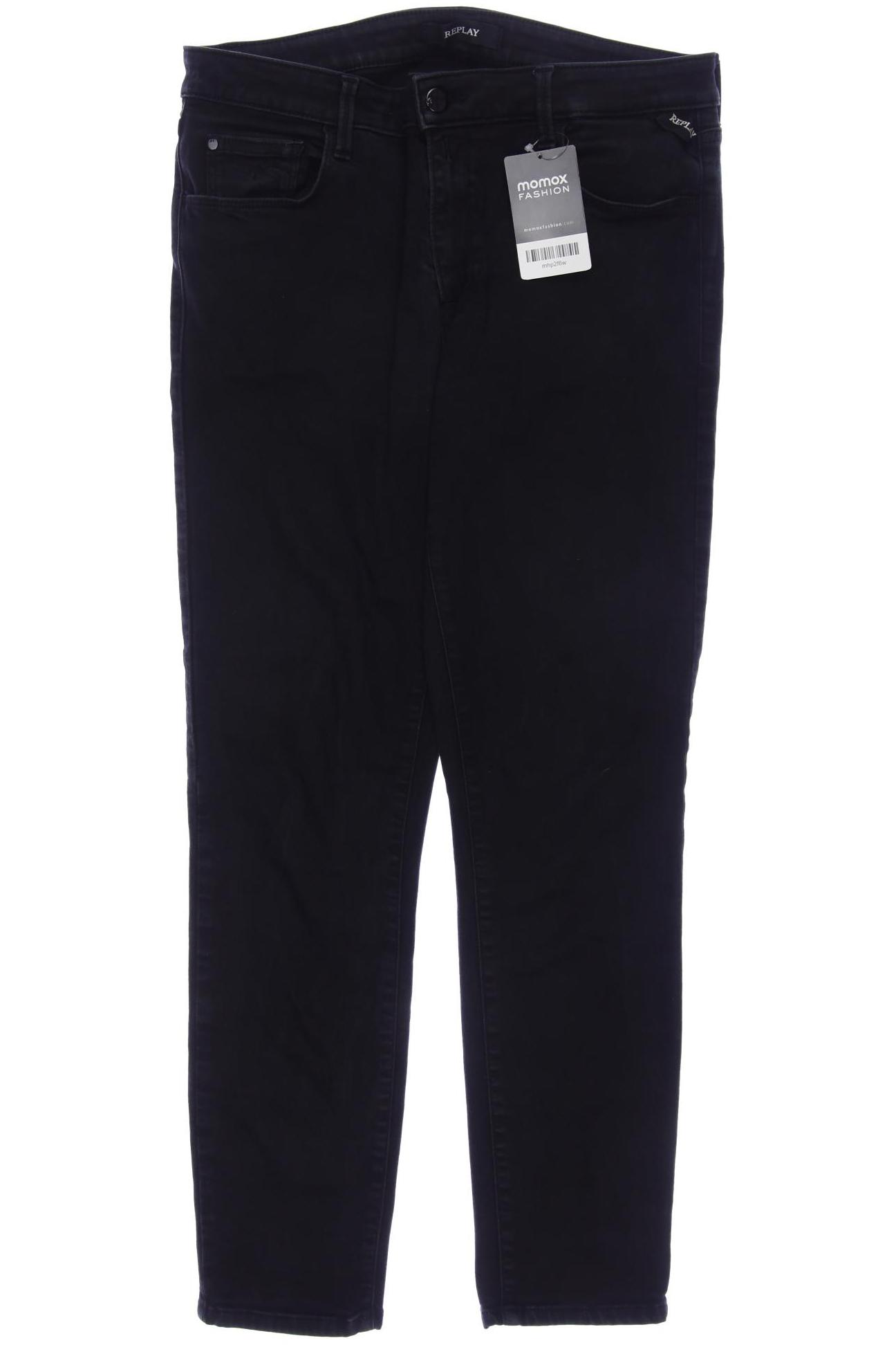

Replay Damen Jeans, schwarz, Gr. 30
