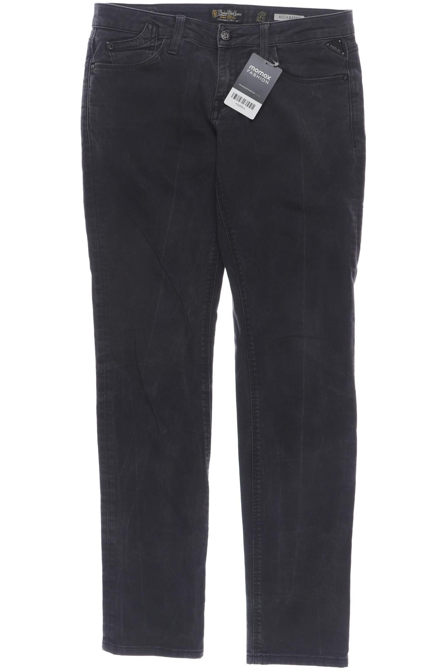 

Replay Damen Jeans, schwarz