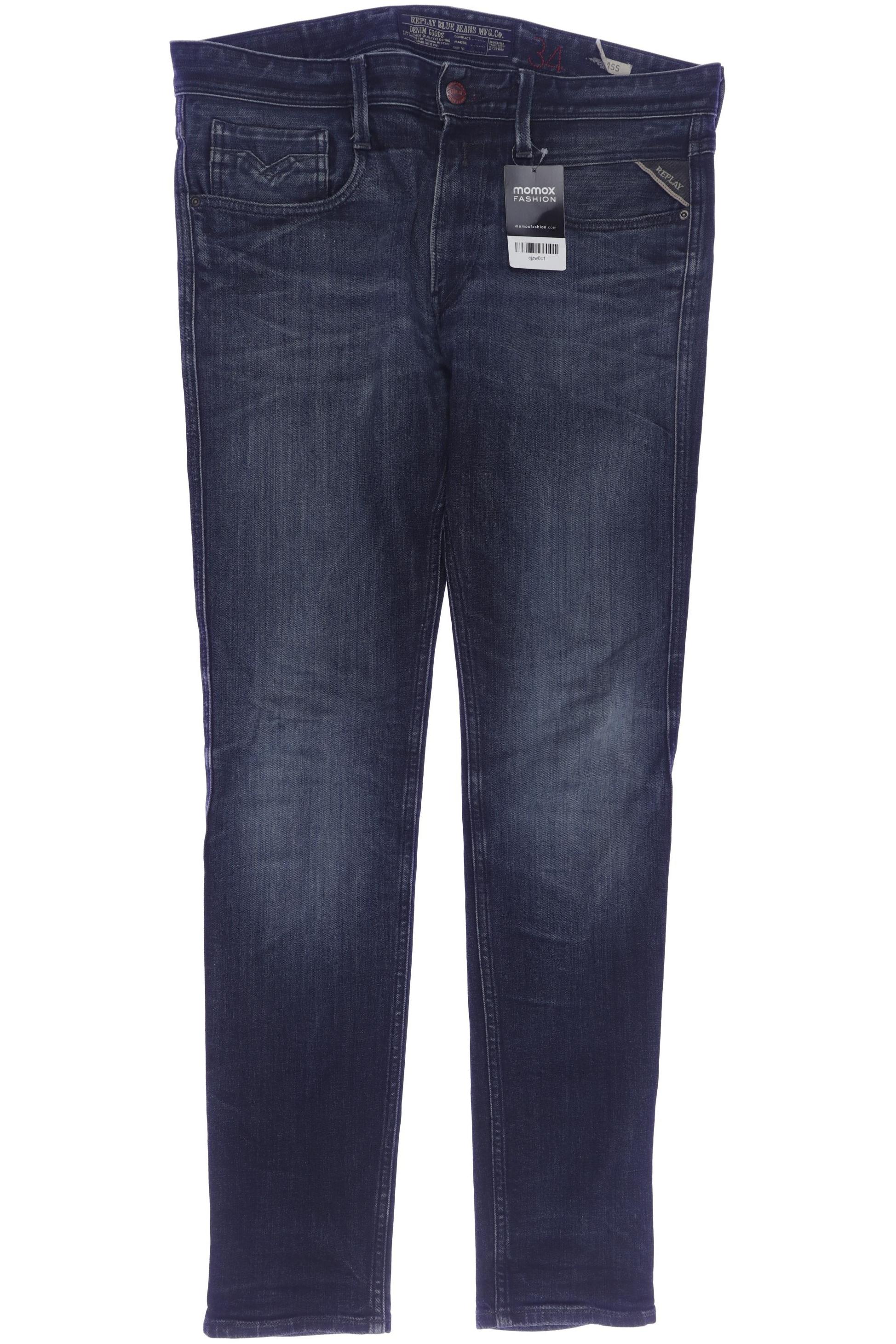 

Replay Damen Jeans, marineblau, Gr. 34