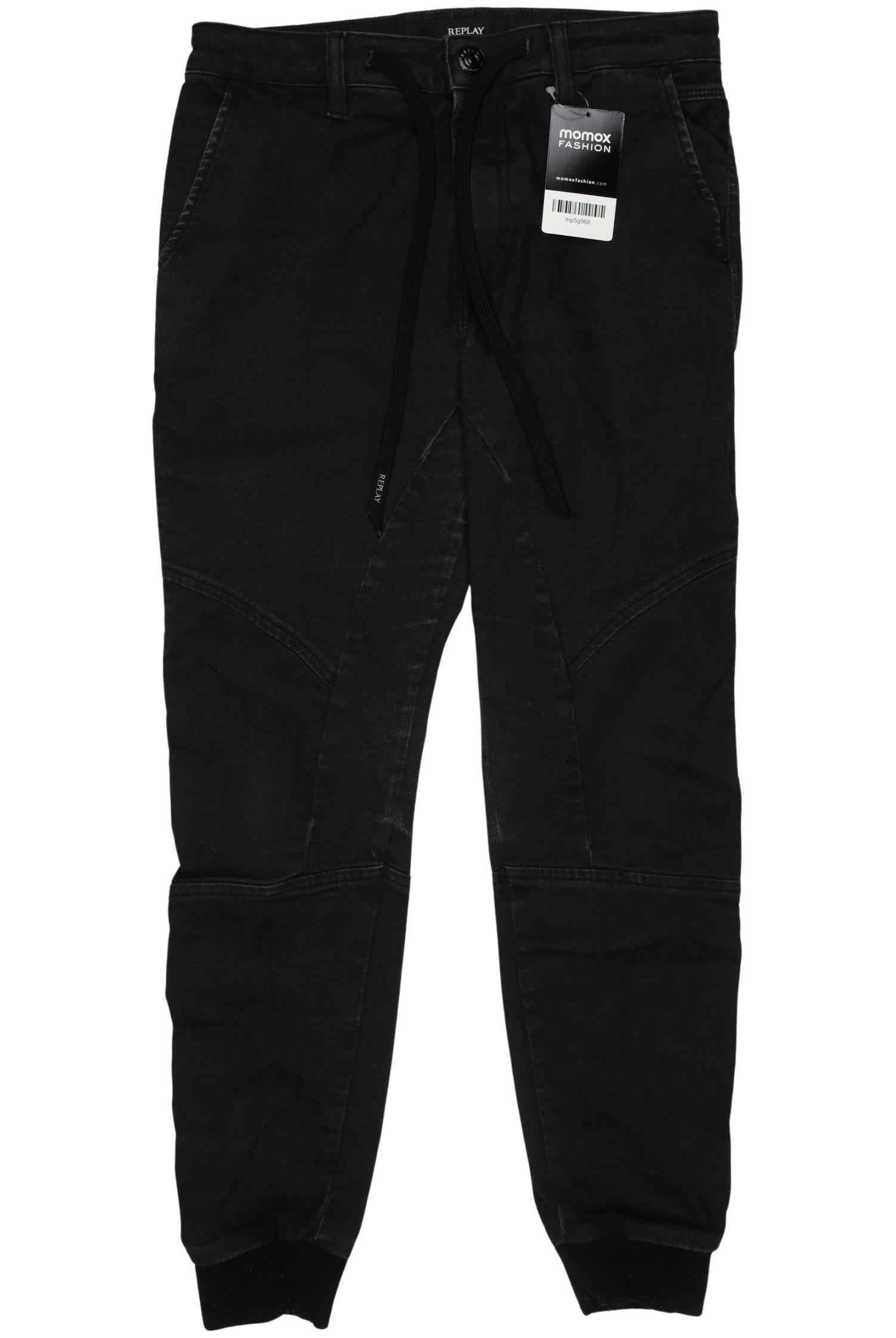 

Replay Damen Jeans, schwarz, Gr. 25