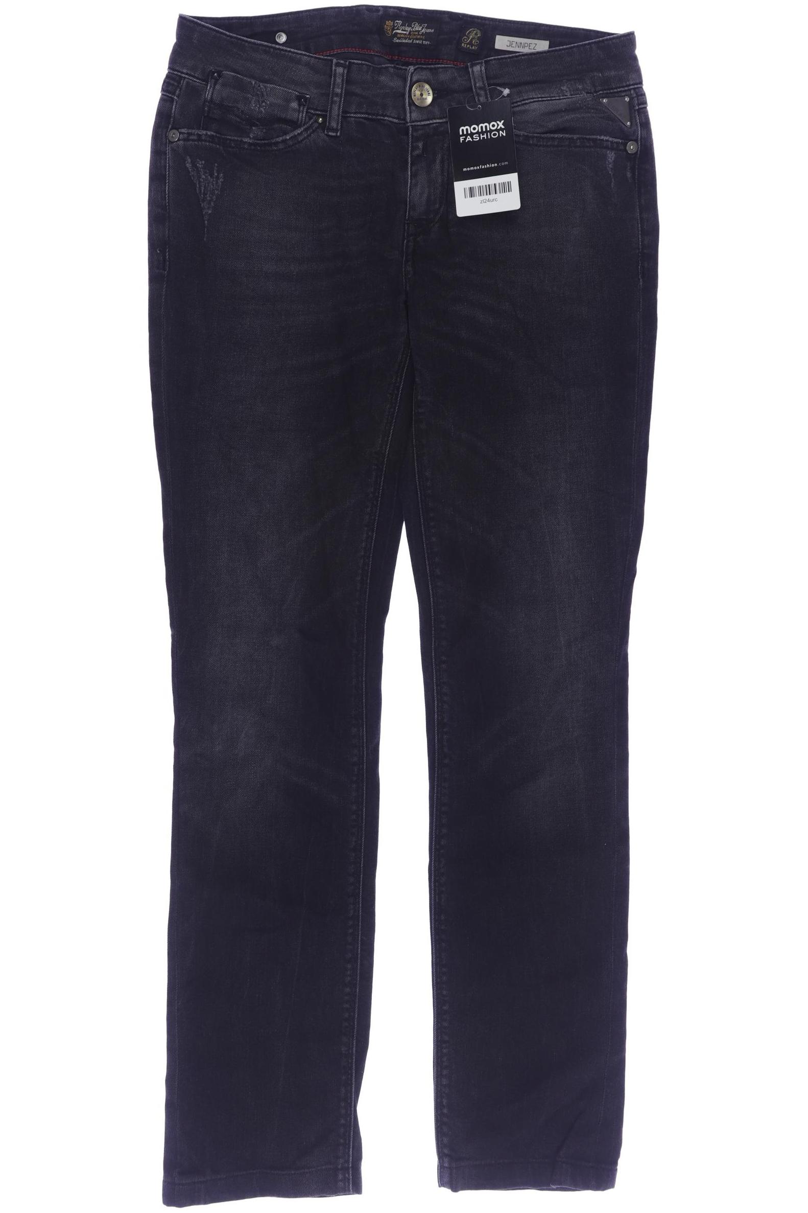 

Replay Damen Jeans, schwarz, Gr. 28