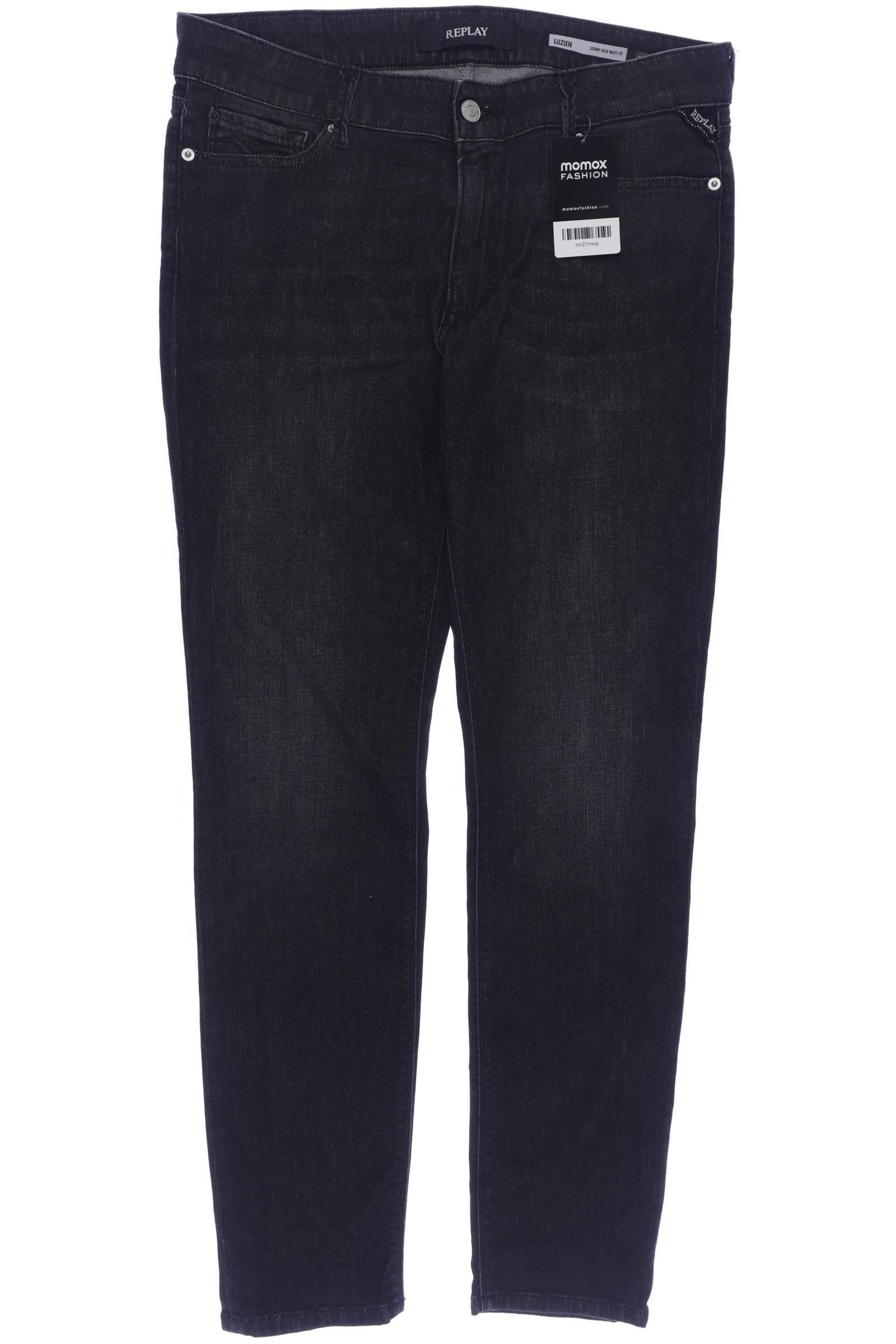 

Replay Damen Jeans, schwarz, Gr. 32