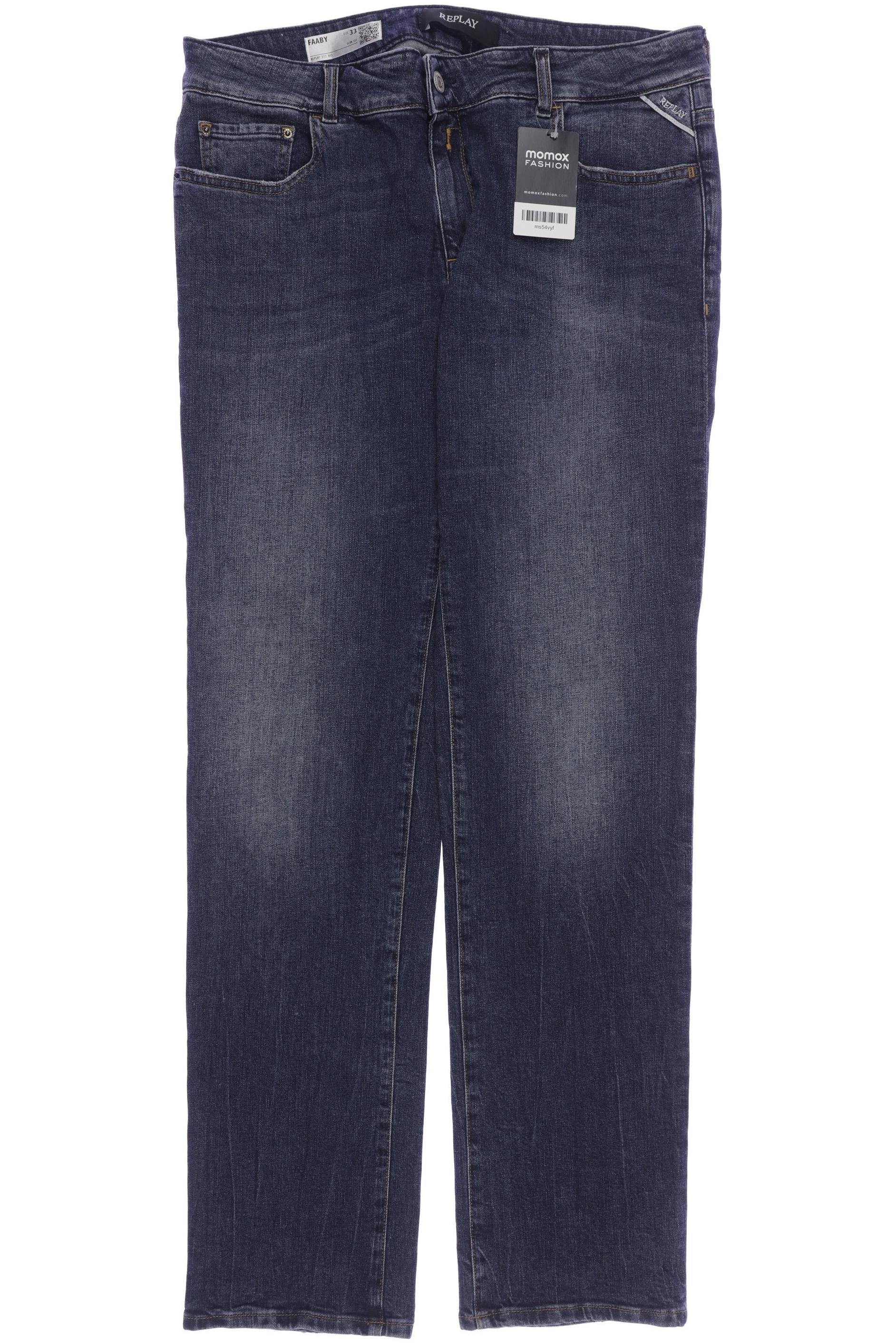 

Replay Damen Jeans, marineblau, Gr. 33