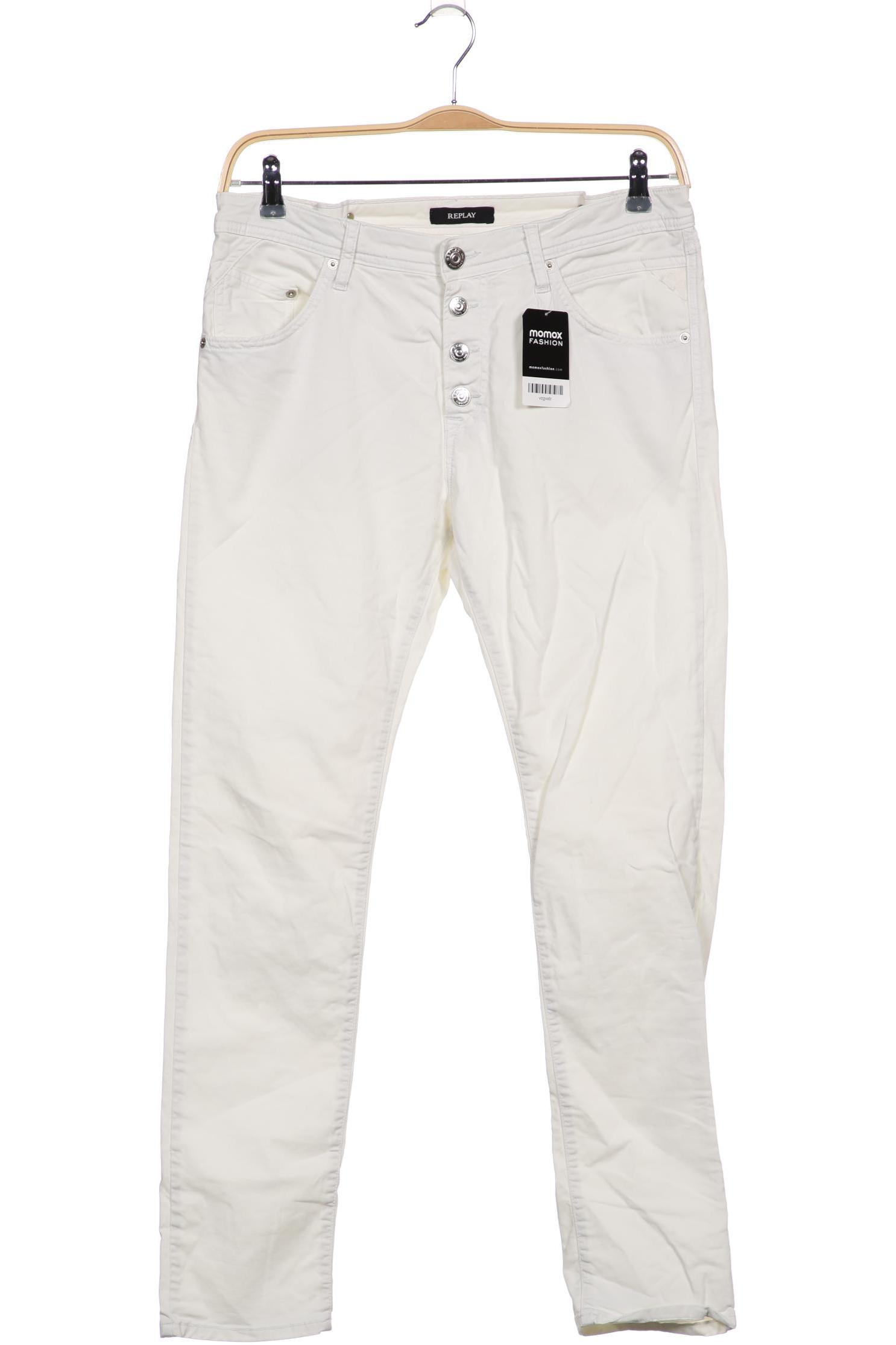 

Replay Damen Jeans, weiß