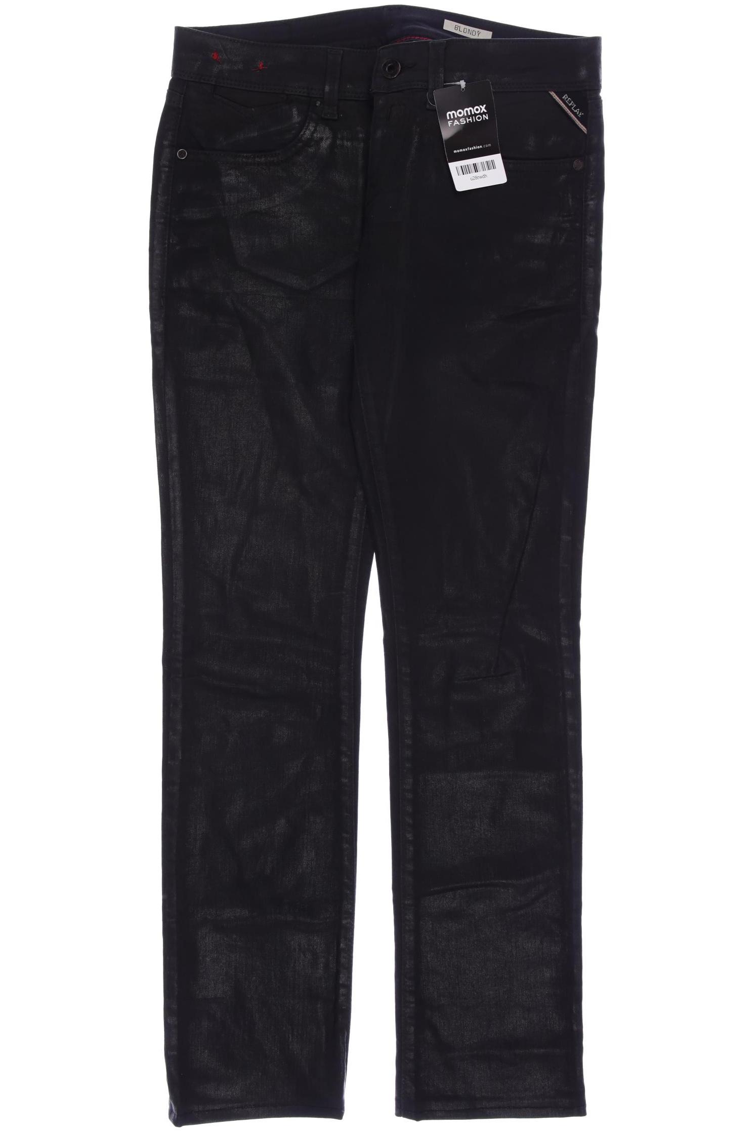 

Replay Damen Jeans, schwarz
