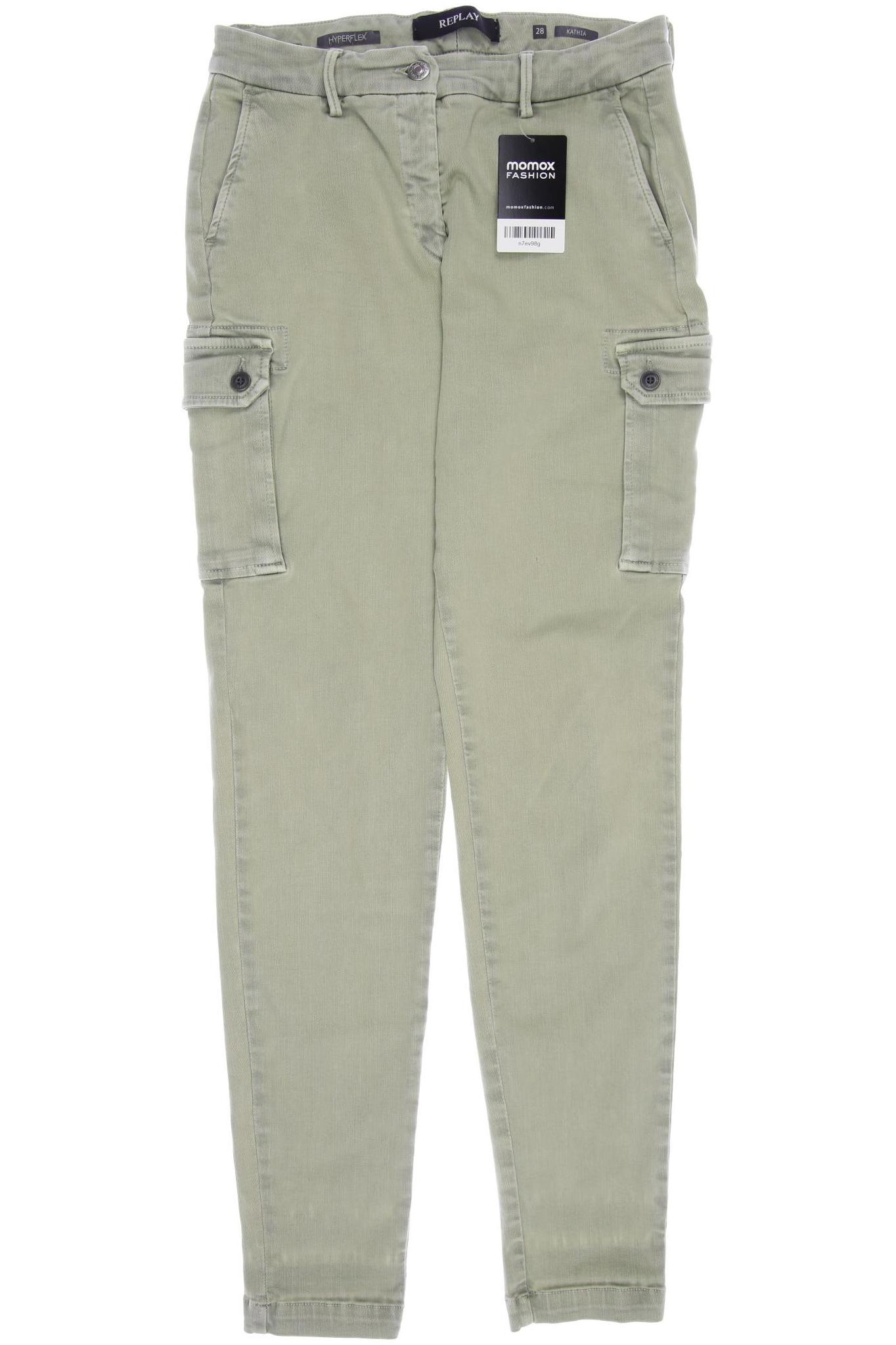 

Replay Damen Jeans, hellgrün
