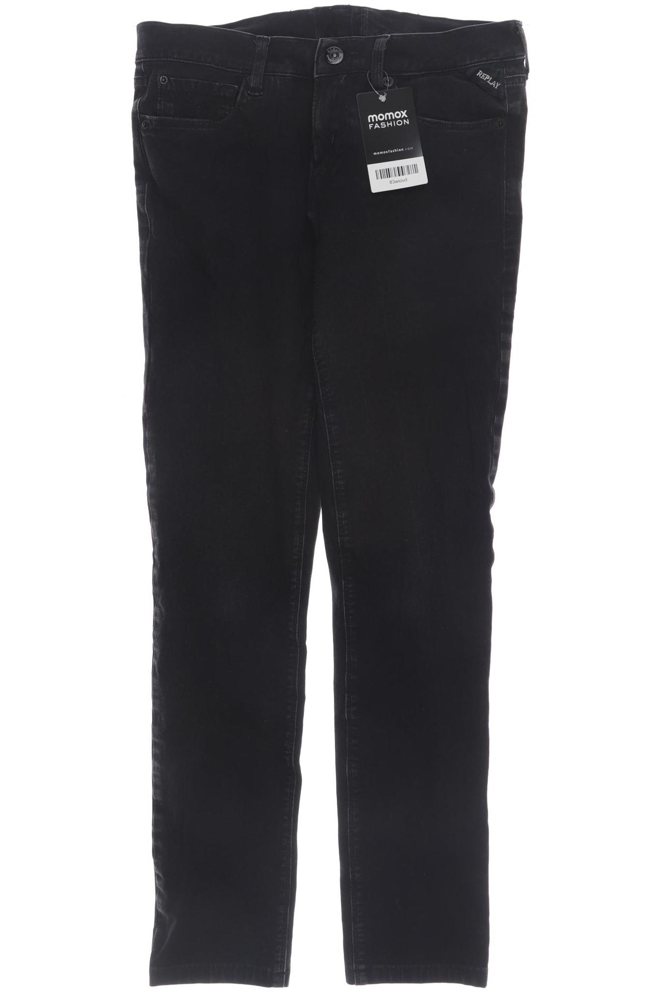 

Replay Damen Jeans, schwarz, Gr. 28