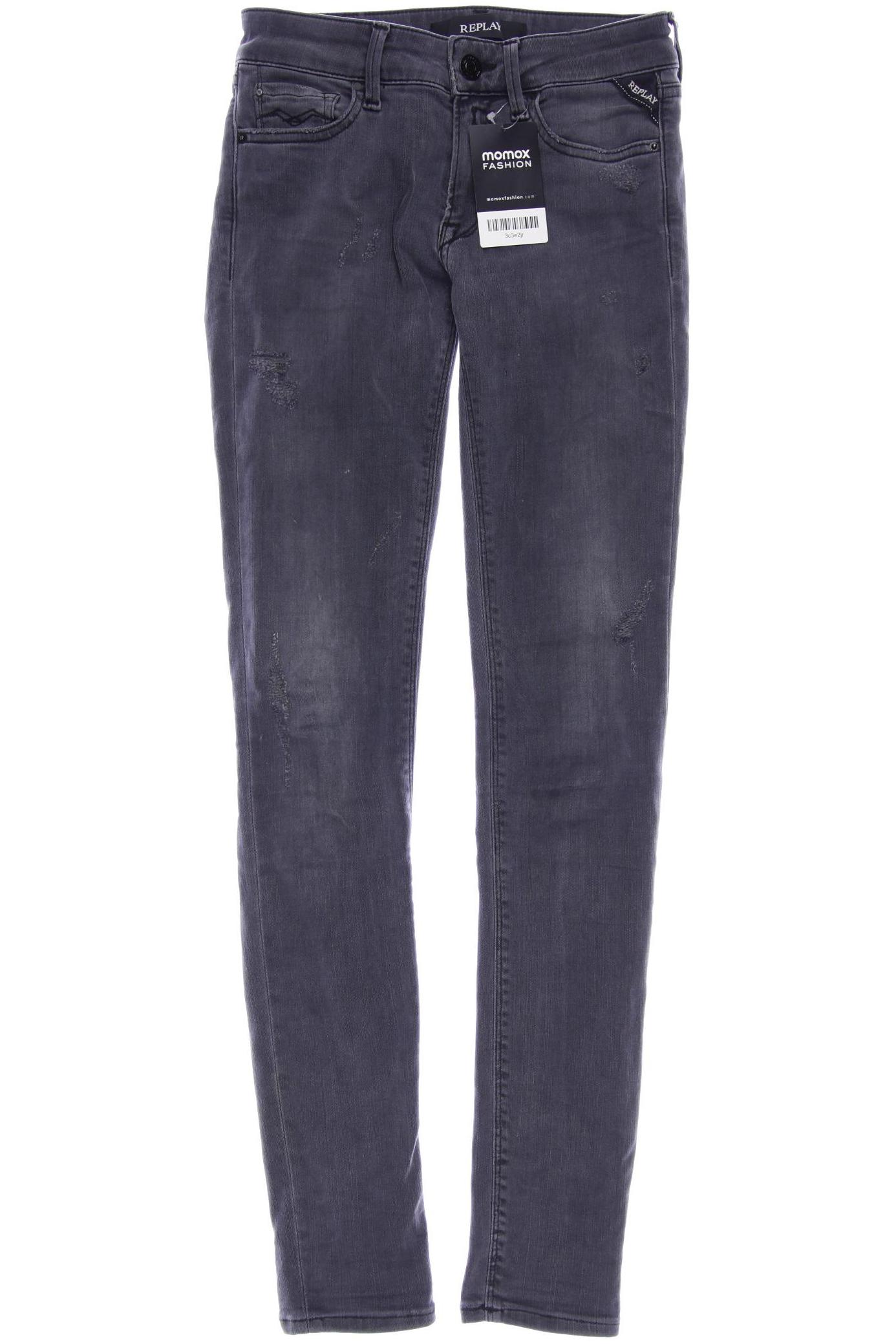 

Replay Damen Jeans, grau, Gr. 24