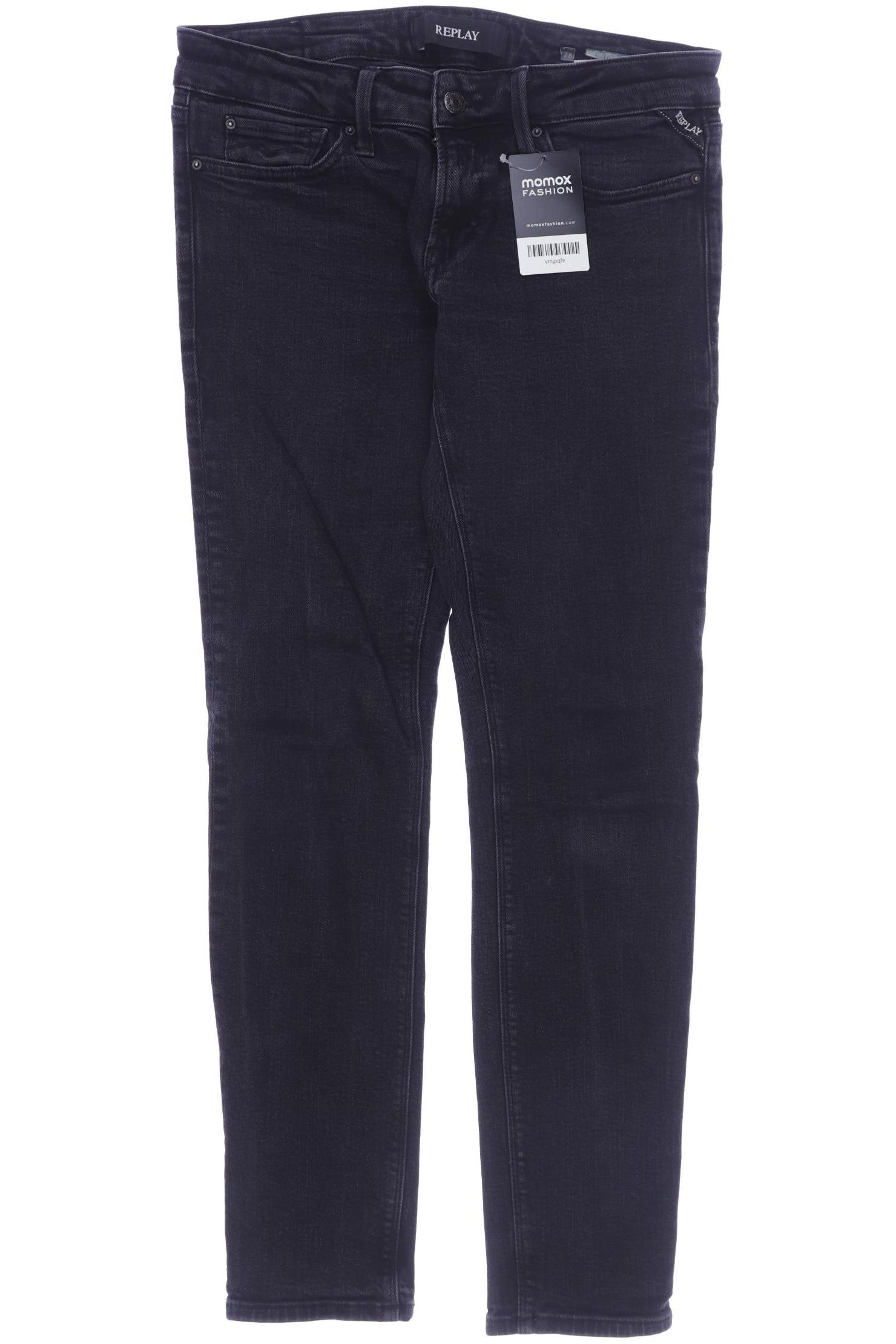 

Replay Damen Jeans, schwarz, Gr. 28