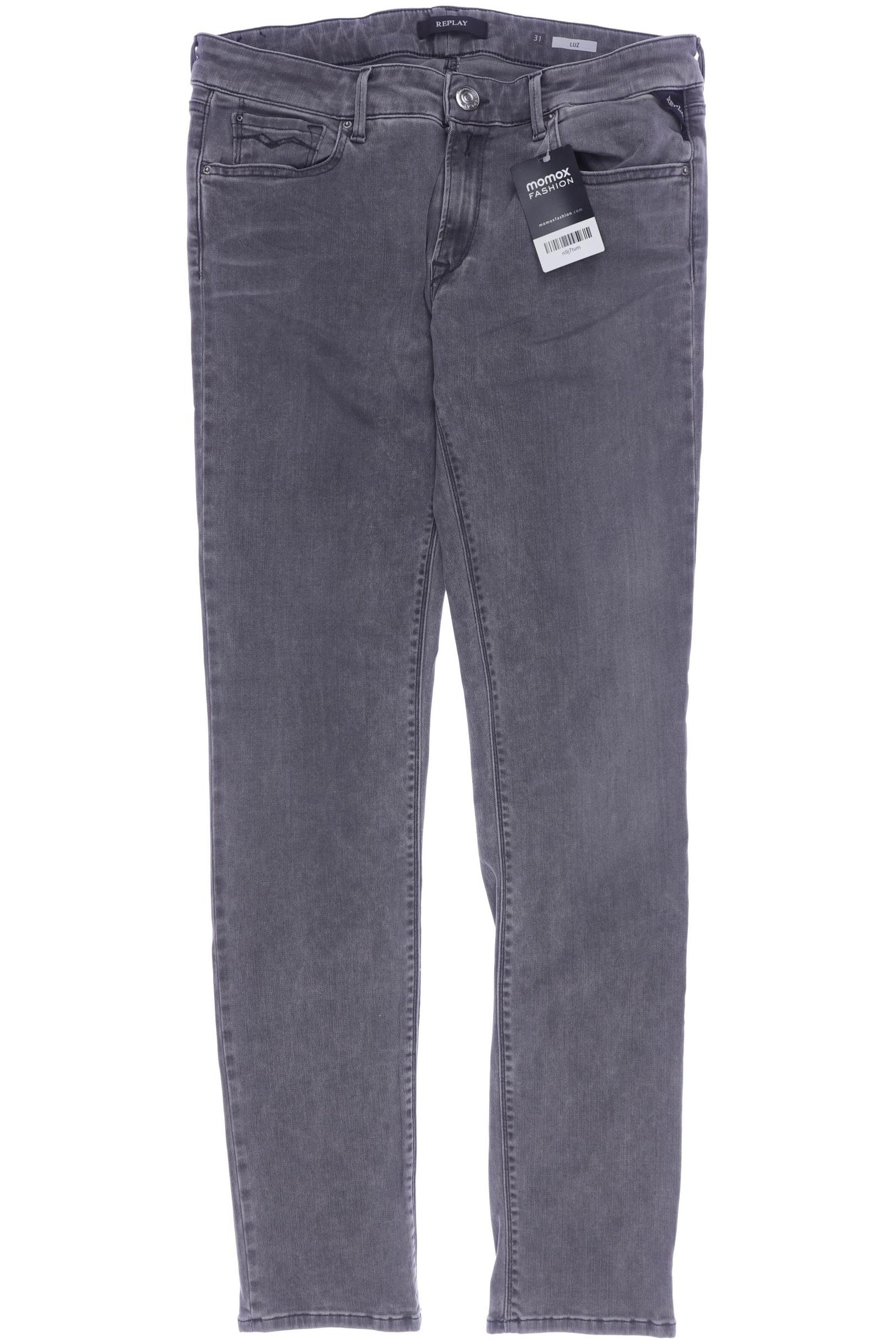 

Replay Damen Jeans, grau, Gr. 31