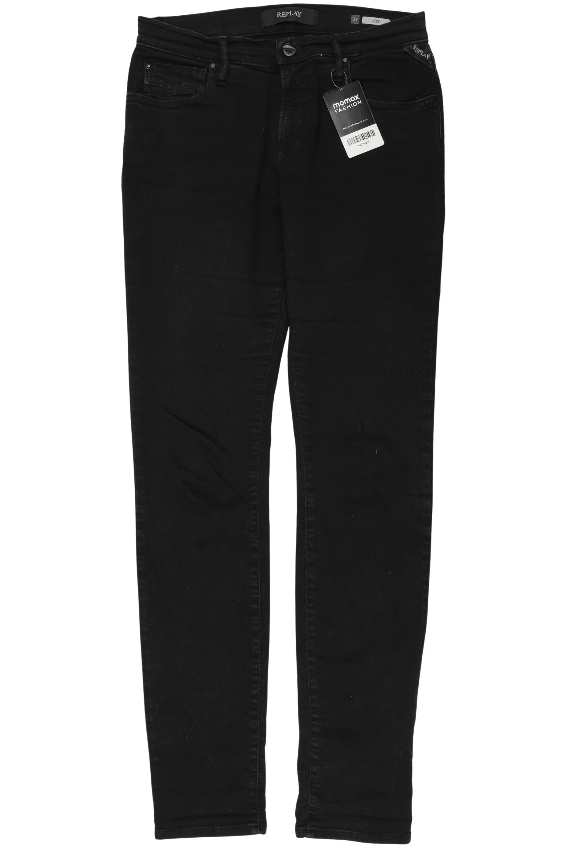 

Replay Damen Jeans, schwarz, Gr. 27
