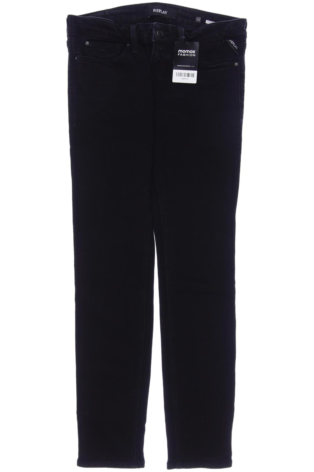 

Replay Damen Jeans, schwarz, Gr. 38