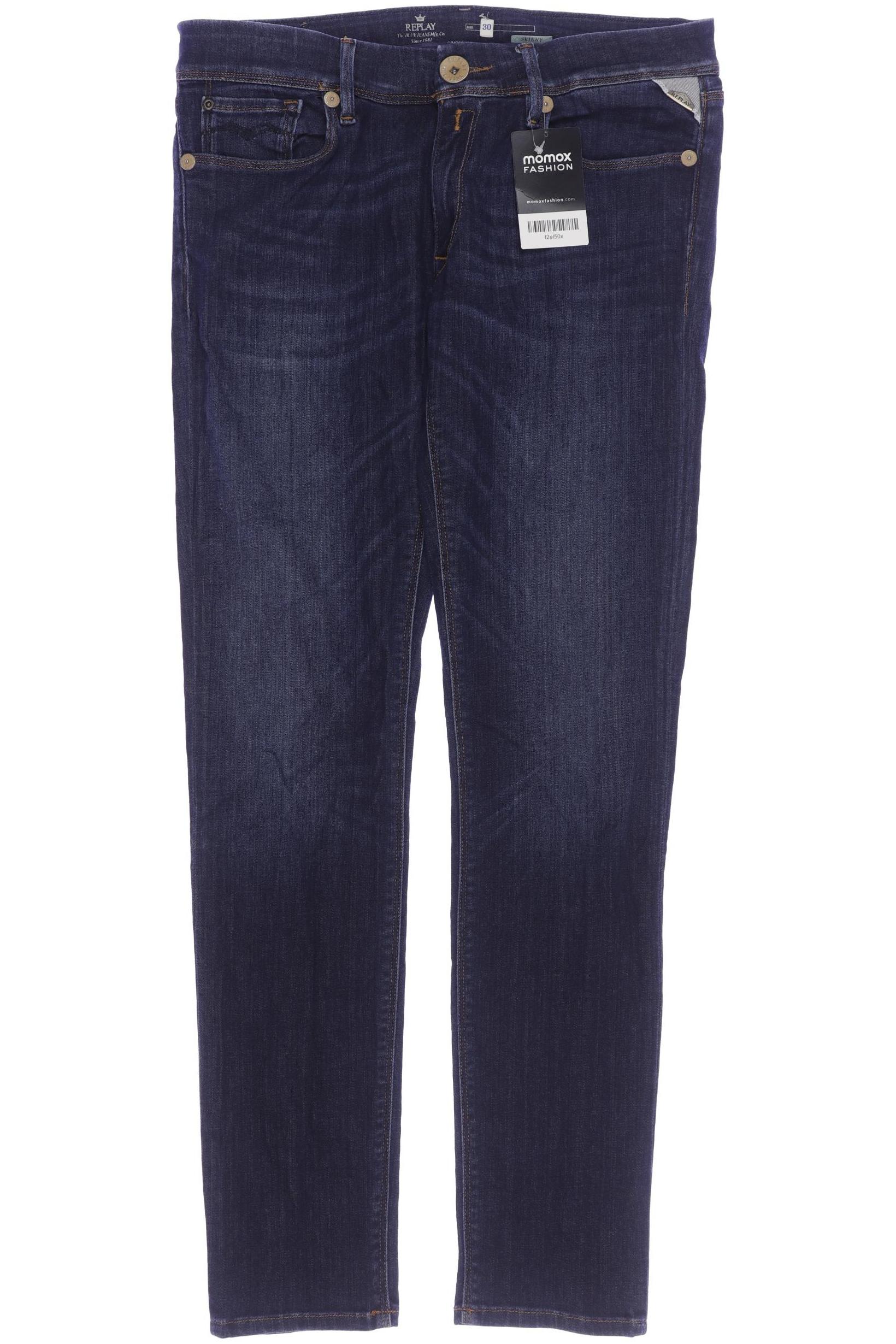 

Replay Damen Jeans, marineblau, Gr. 30