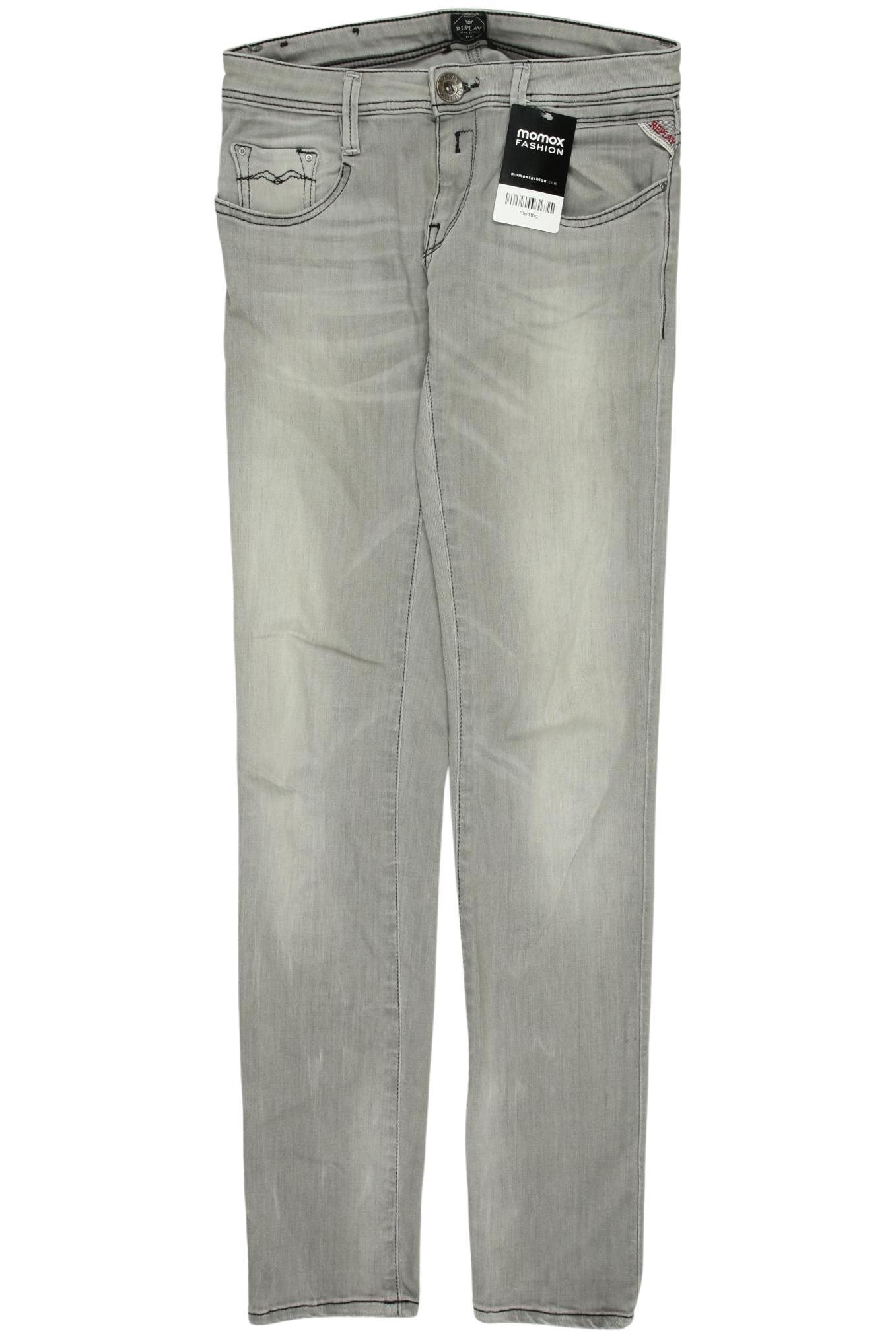 

Replay Damen Jeans, grau, Gr. 27