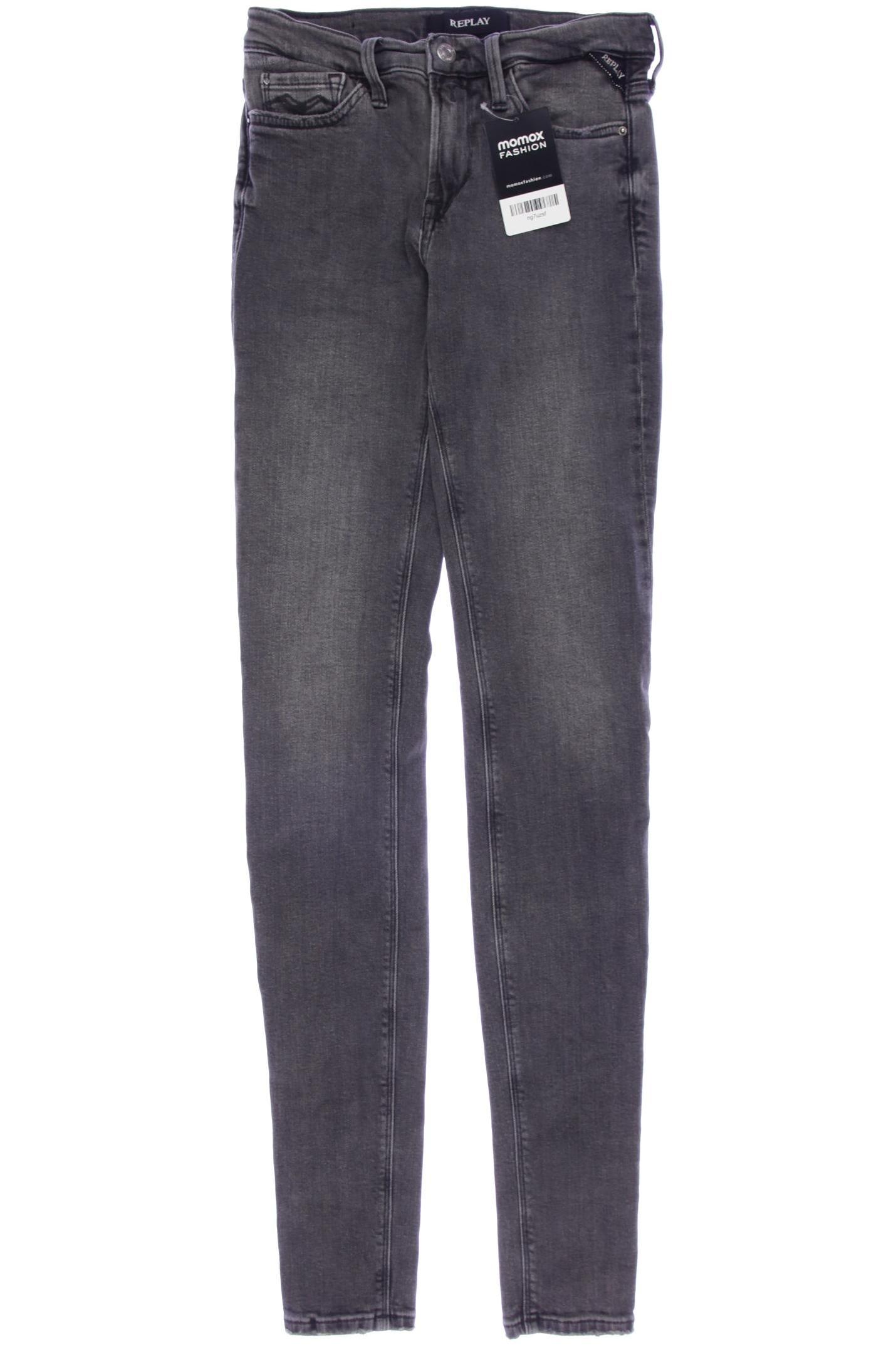 

Replay Damen Jeans, grau, Gr. 24