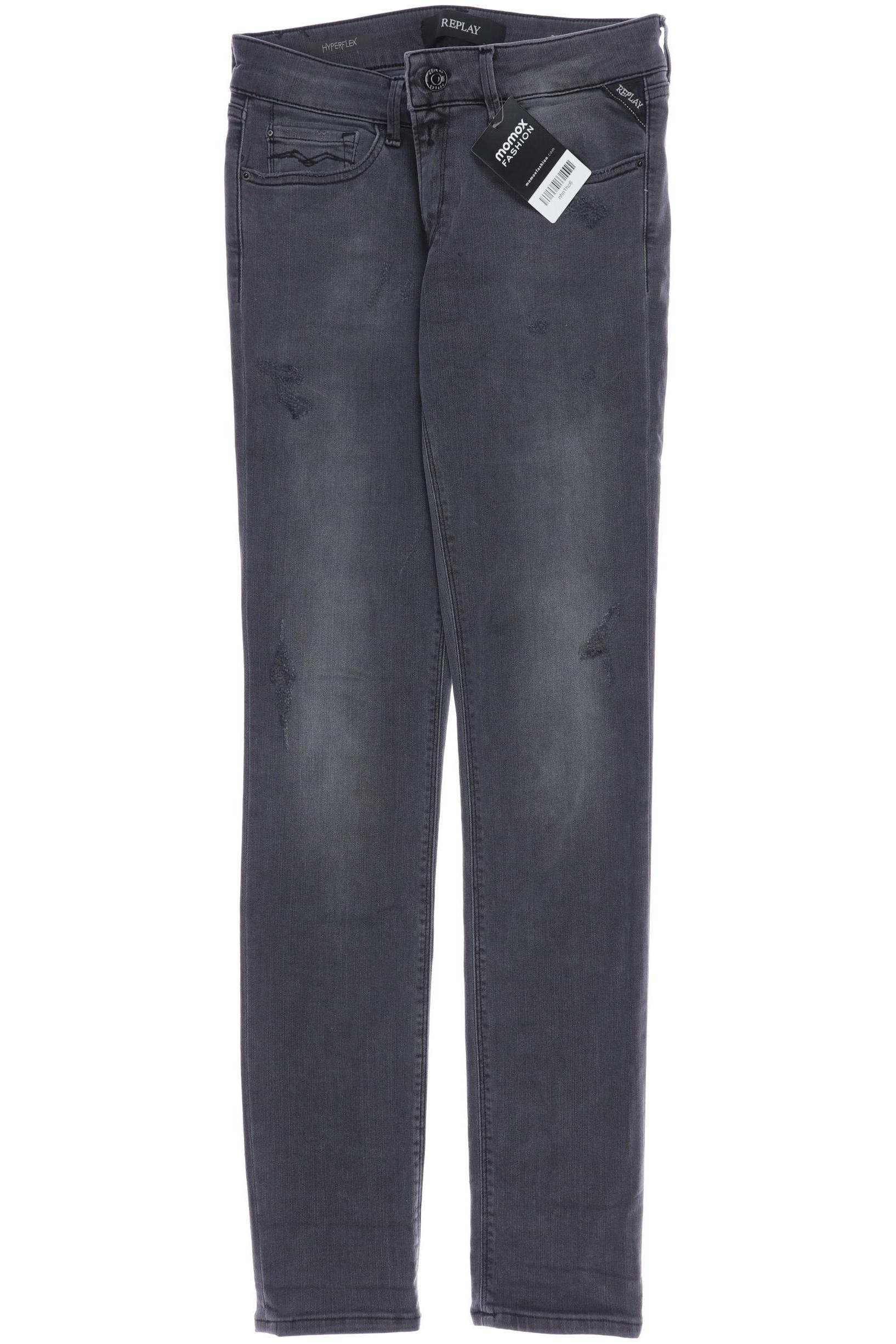 

Replay Damen Jeans, grau, Gr. 30