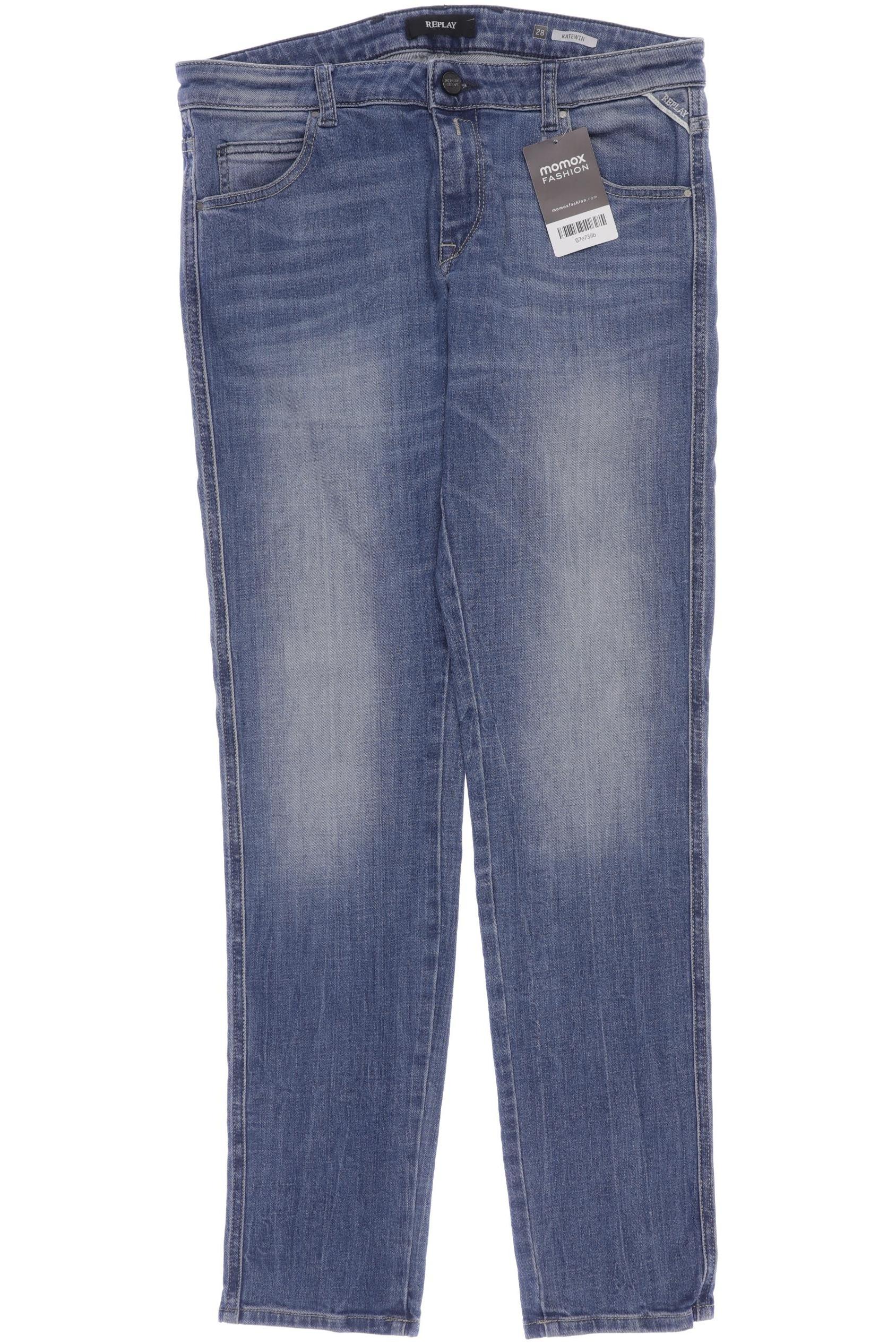 

Replay Damen Jeans, blau, Gr. 28