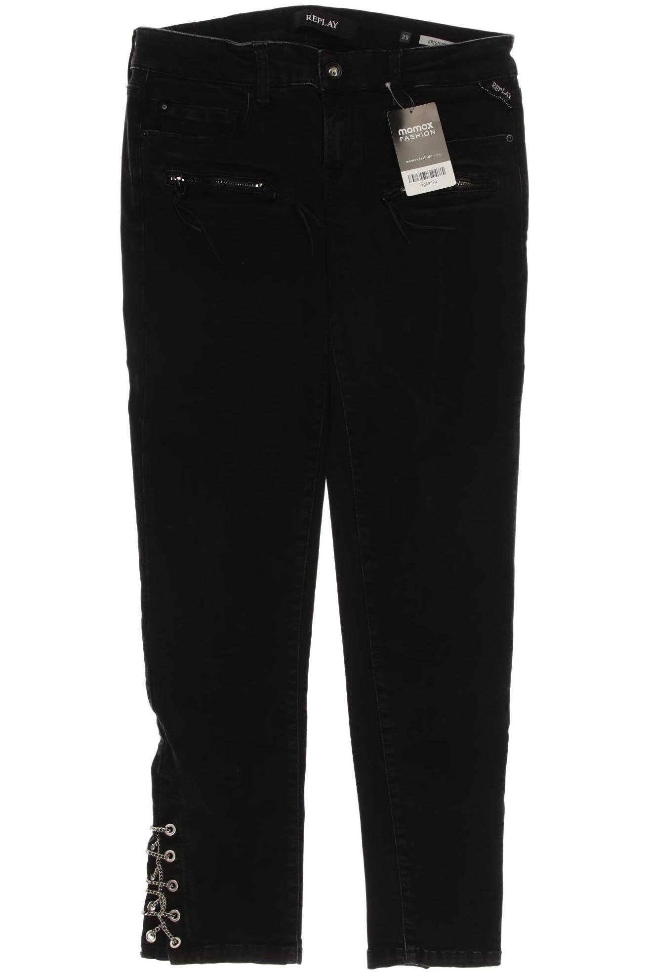 

Replay Damen Jeans, schwarz