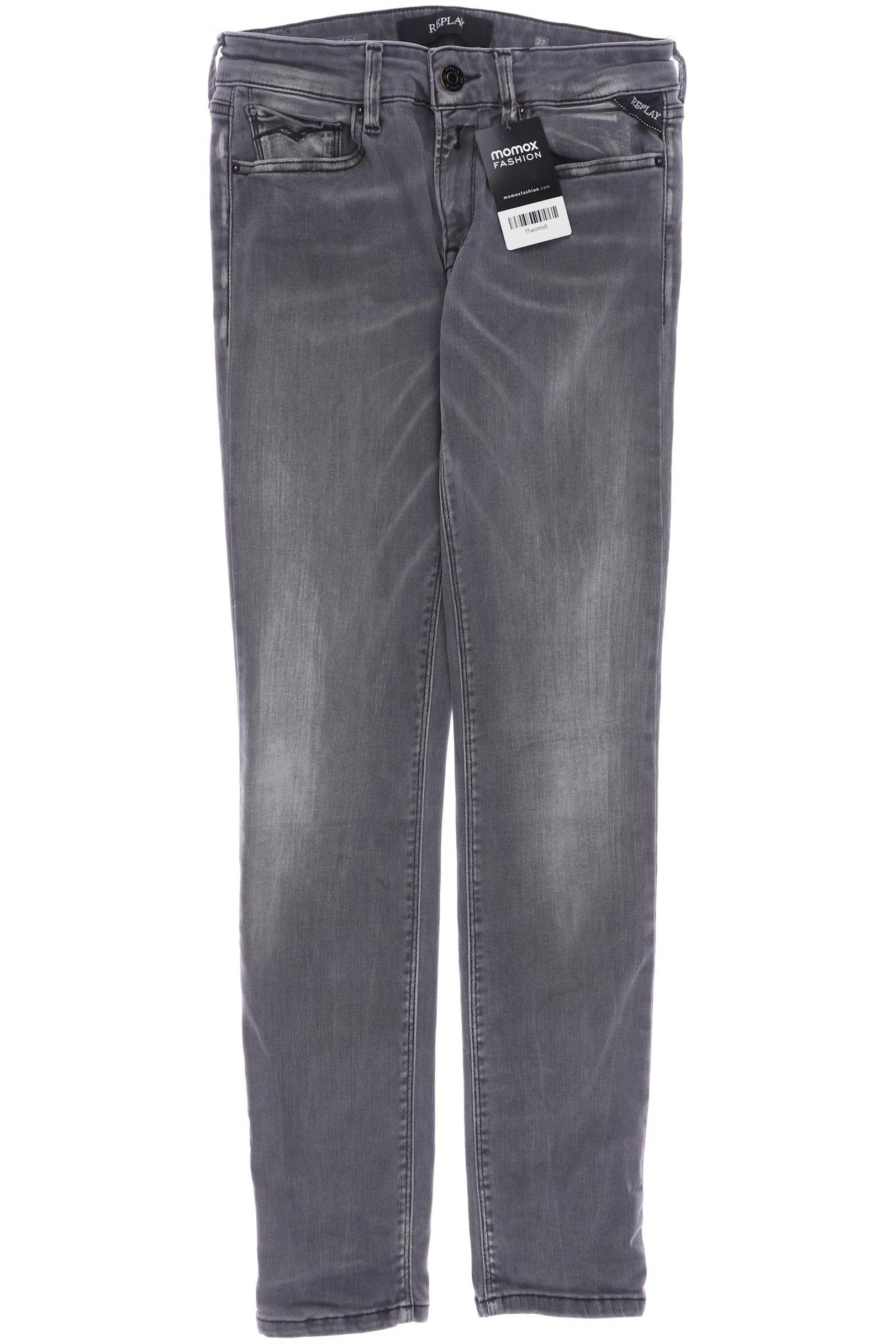 

Replay Damen Jeans, grau, Gr. 27