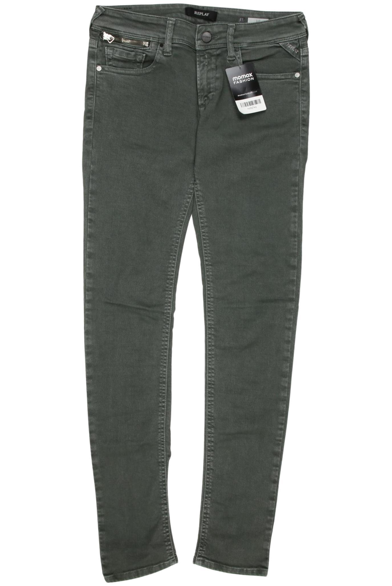 

Replay Damen Jeans, grün, Gr. 27