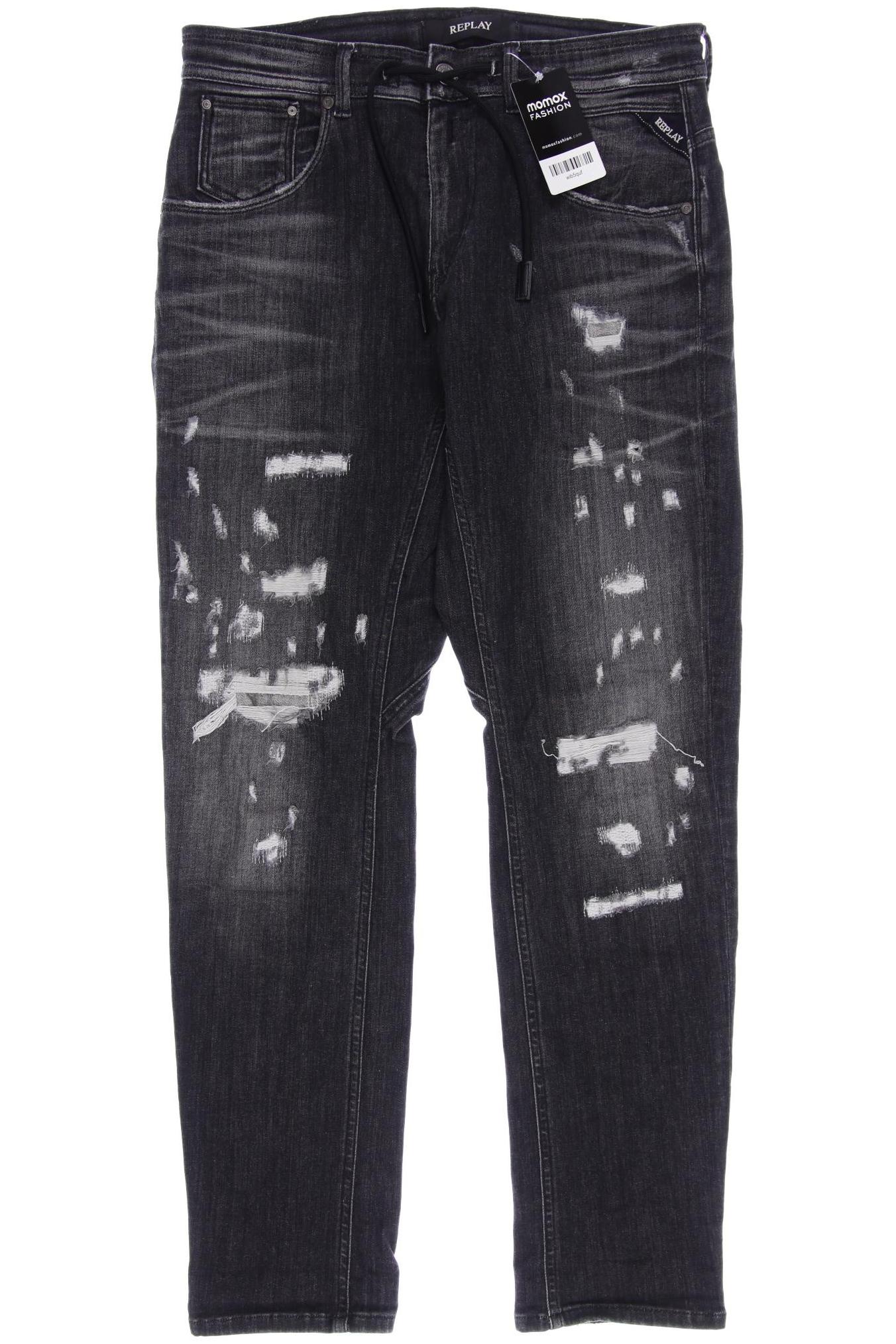 

Replay Damen Jeans, grau