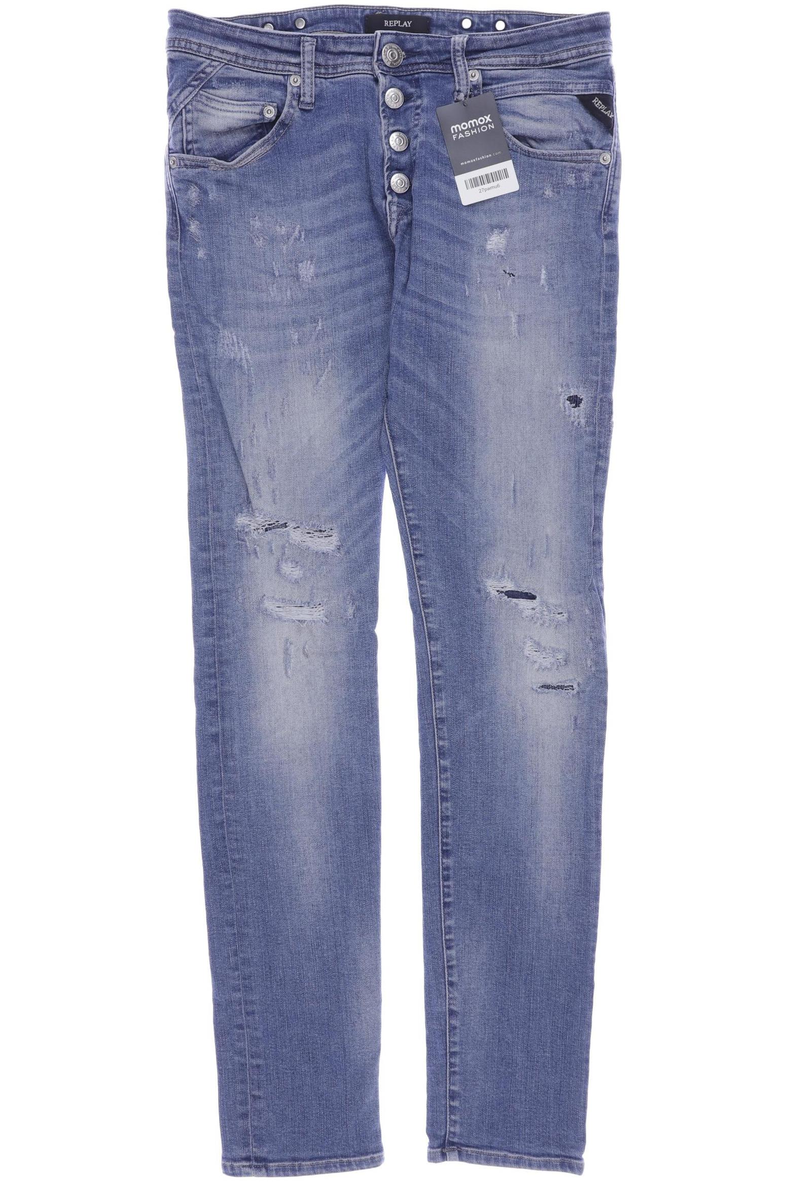 

Replay Damen Jeans, blau, Gr. 27