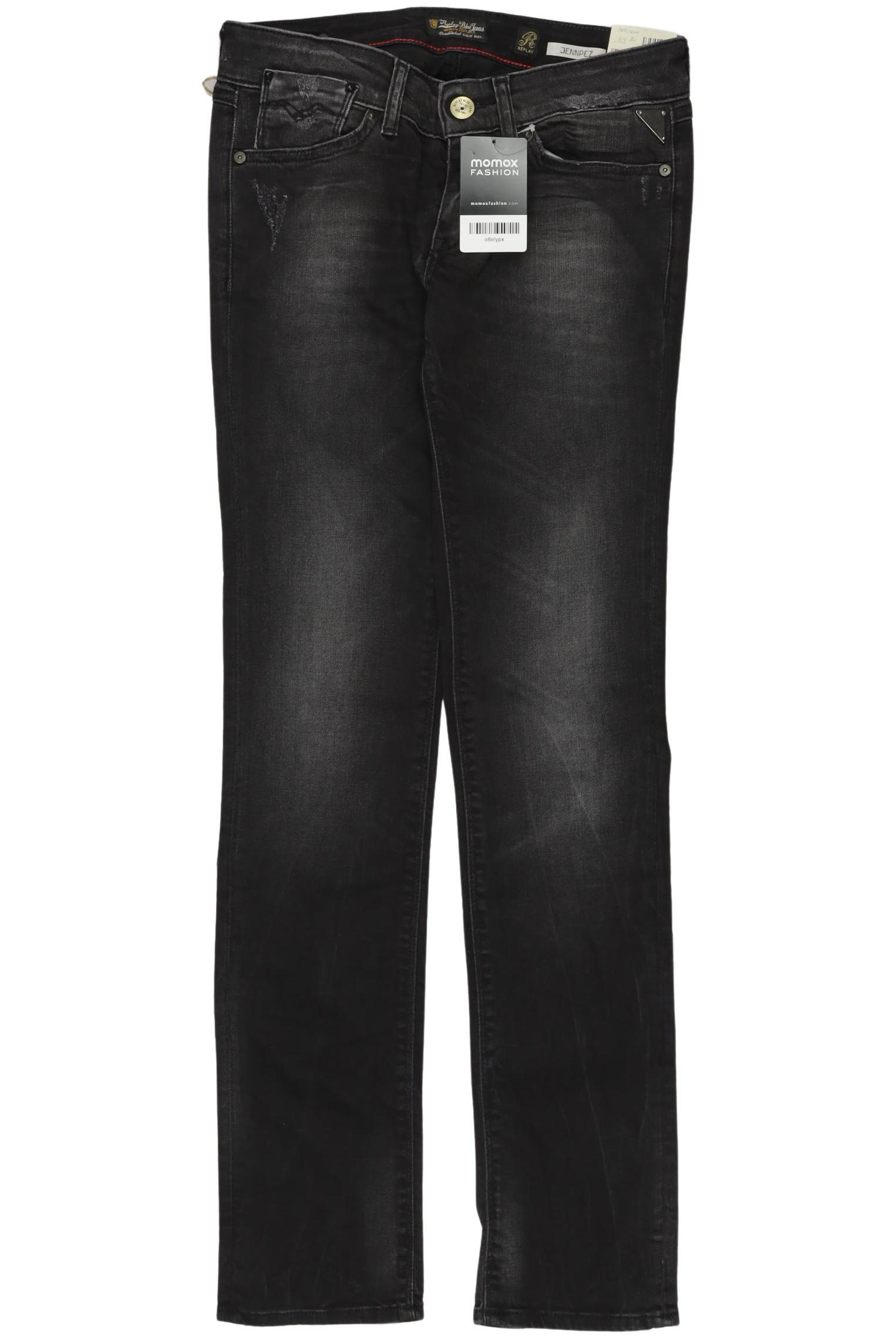 

Replay Damen Jeans, schwarz, Gr. 27