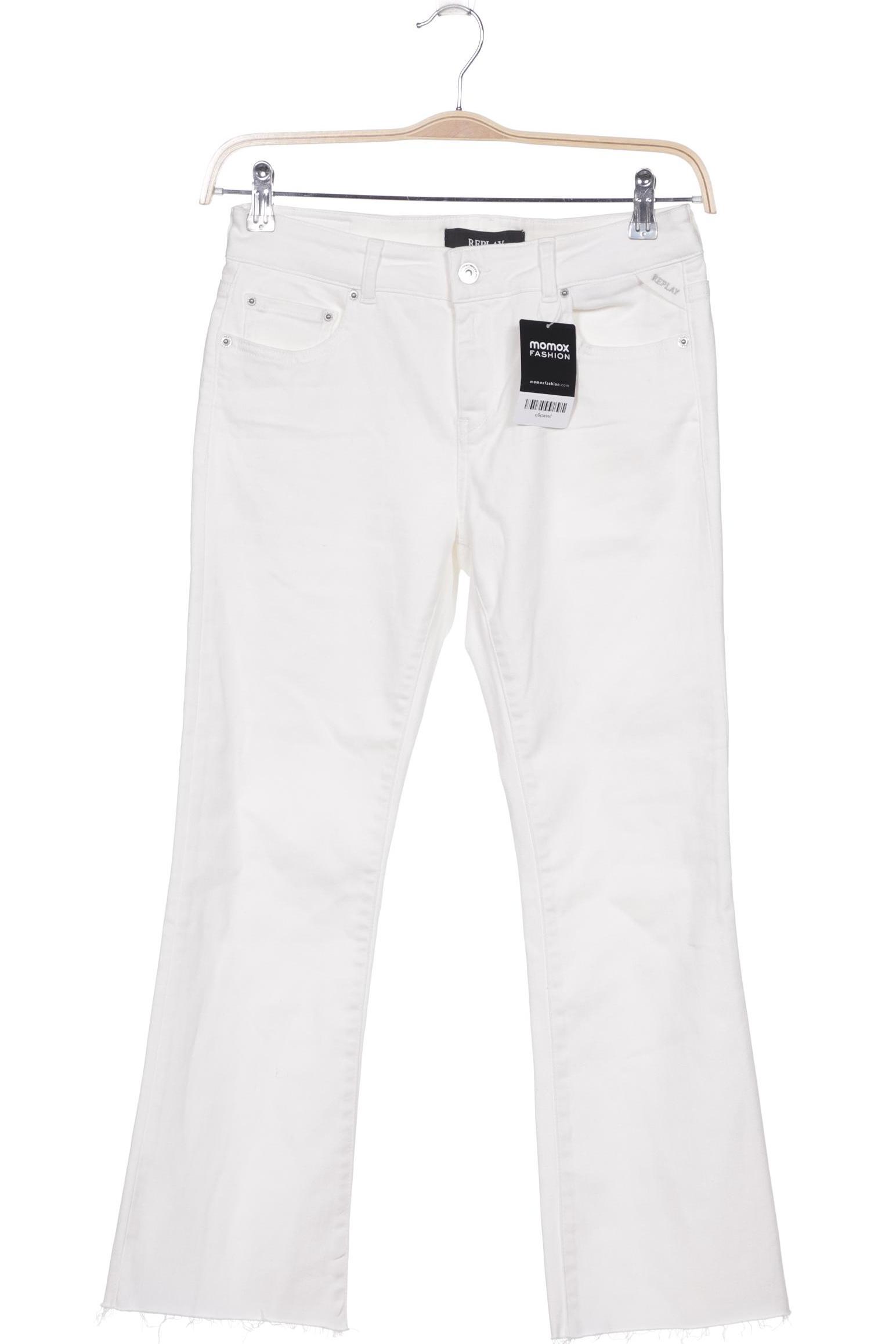 

Replay Damen Jeans, weiß