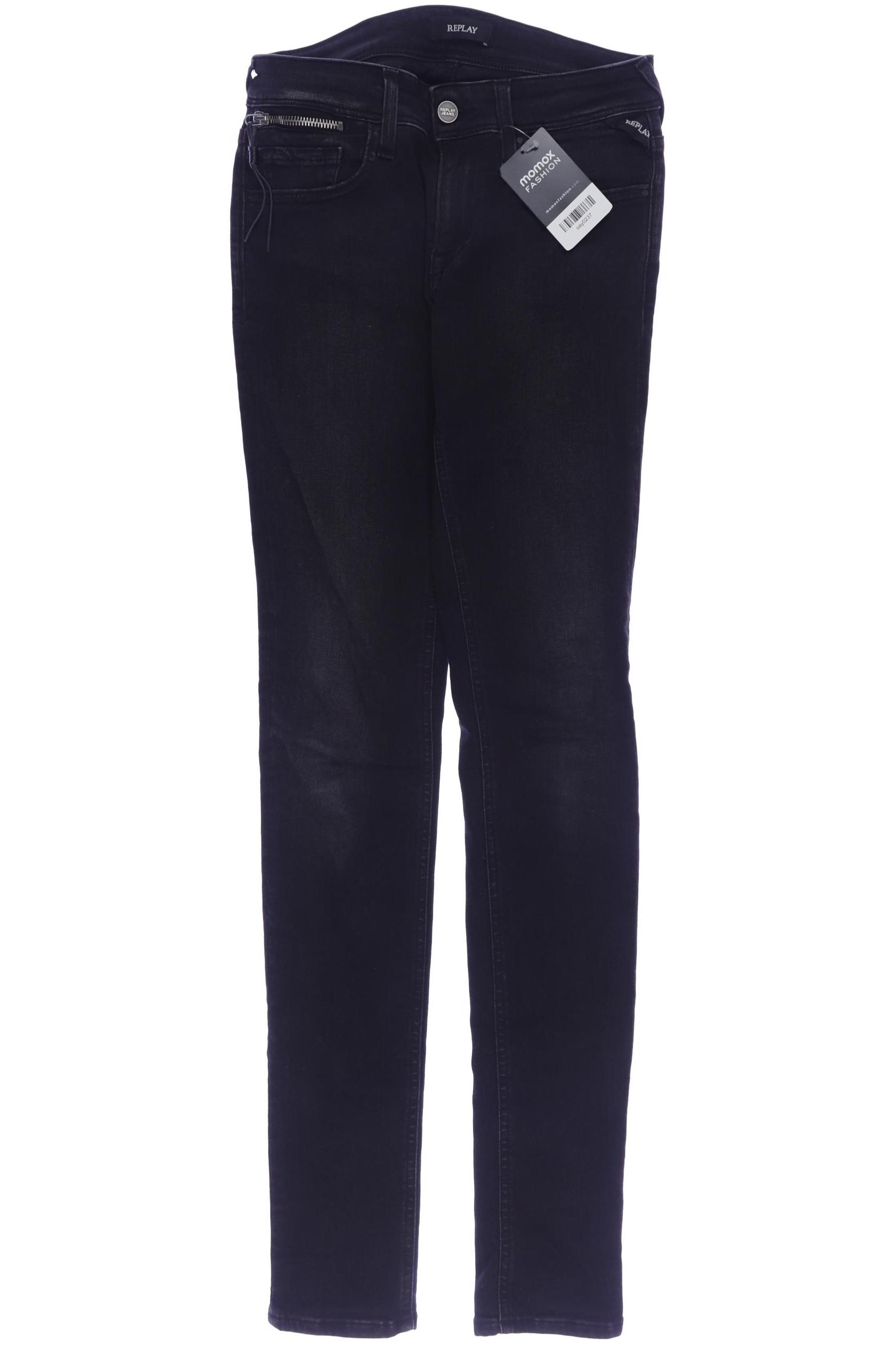 

Replay Damen Jeans, schwarz, Gr. 25