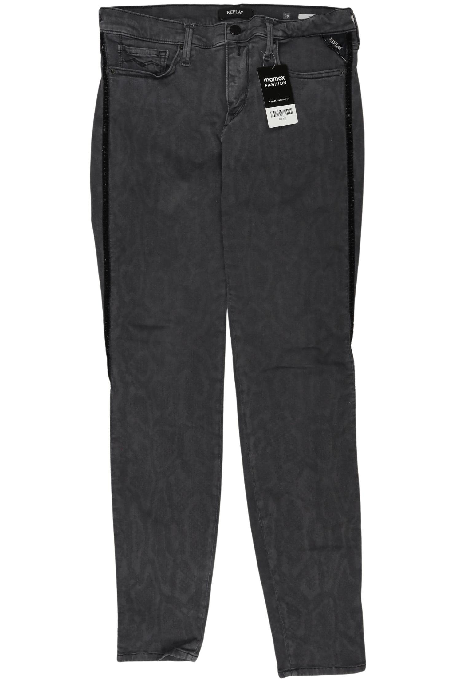 

Replay Damen Jeans, grau, Gr. 29