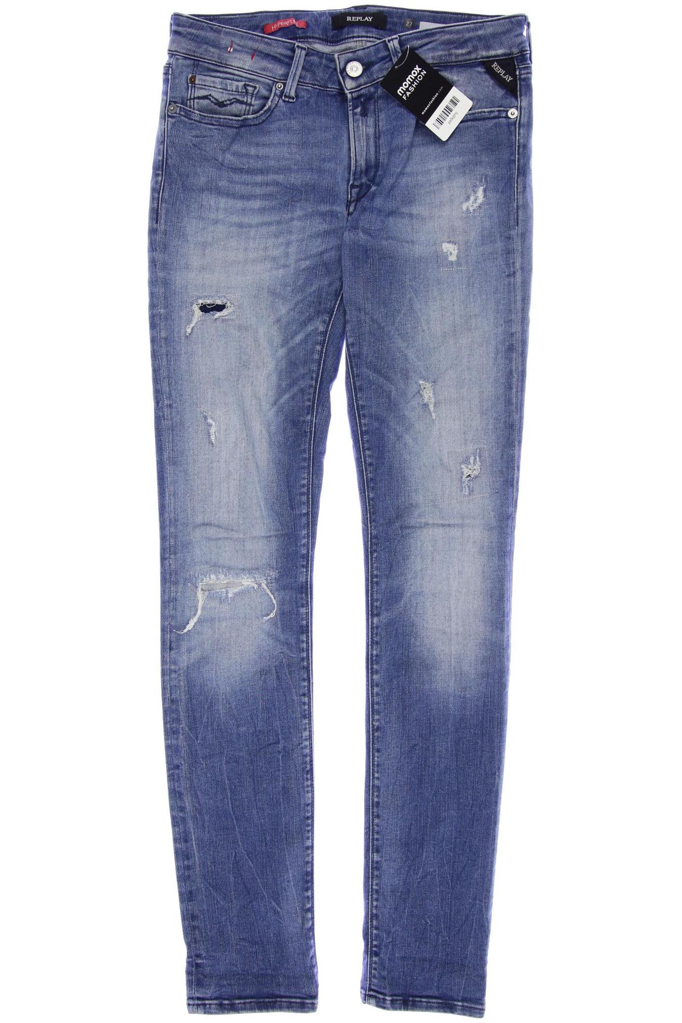 

Replay Damen Jeans, blau, Gr. 27