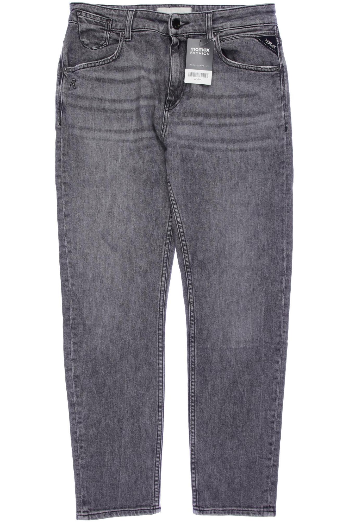 

Replay Damen Jeans, grau, Gr. 28