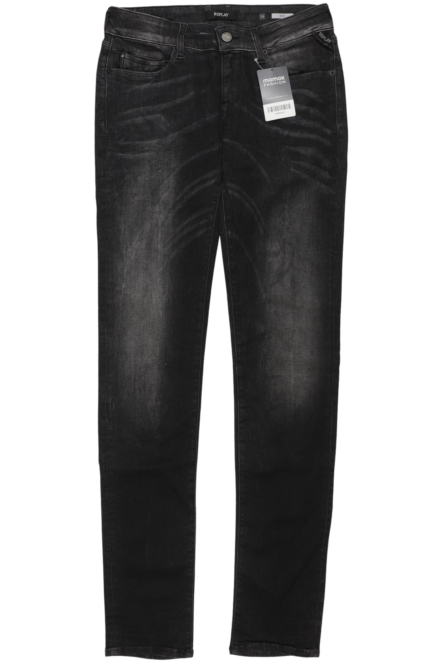 

Replay Damen Jeans, grau, Gr. 28